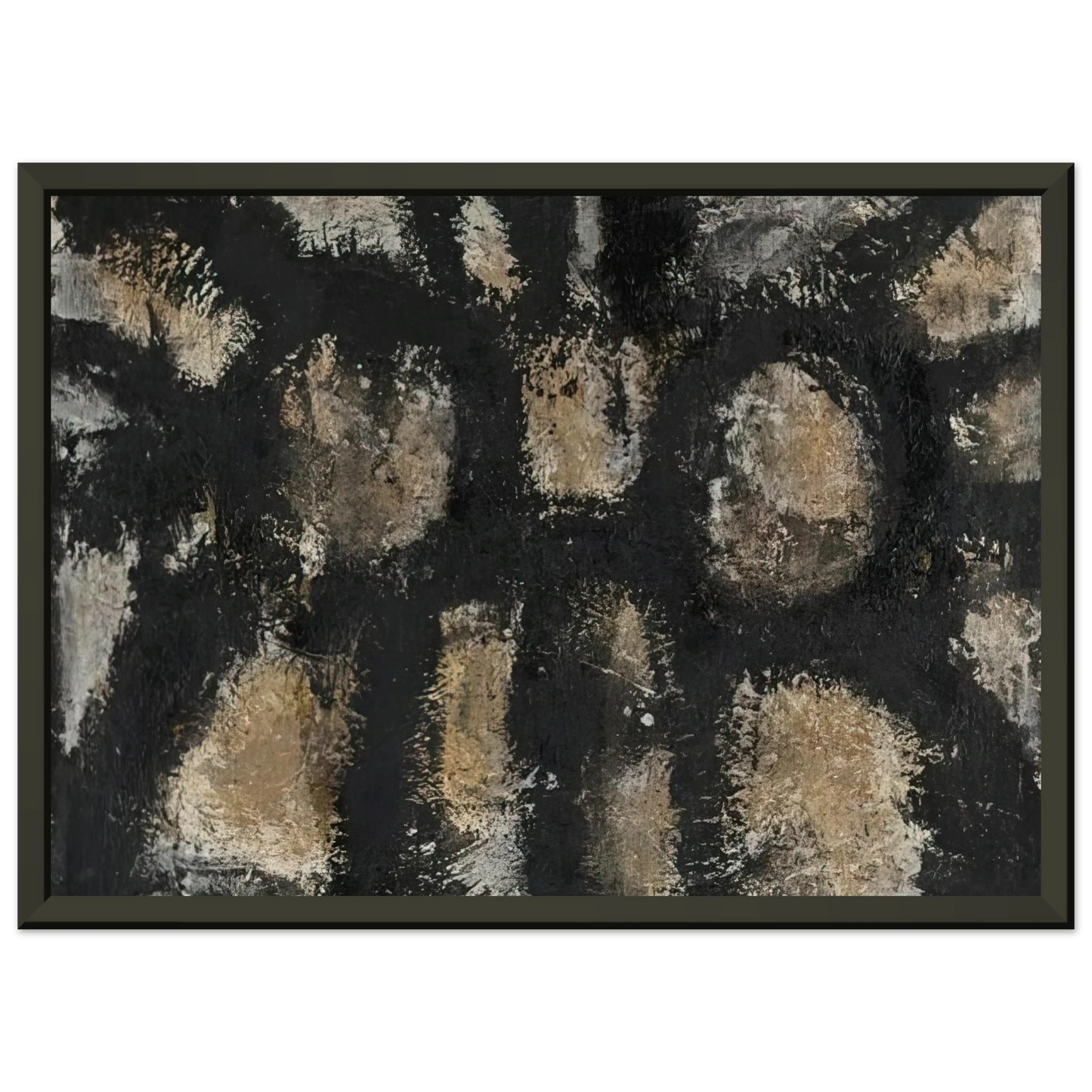 Cy Twombly Myo Framed Art Print - Aluminum Frame - 70x100 cm / 28x40 inches