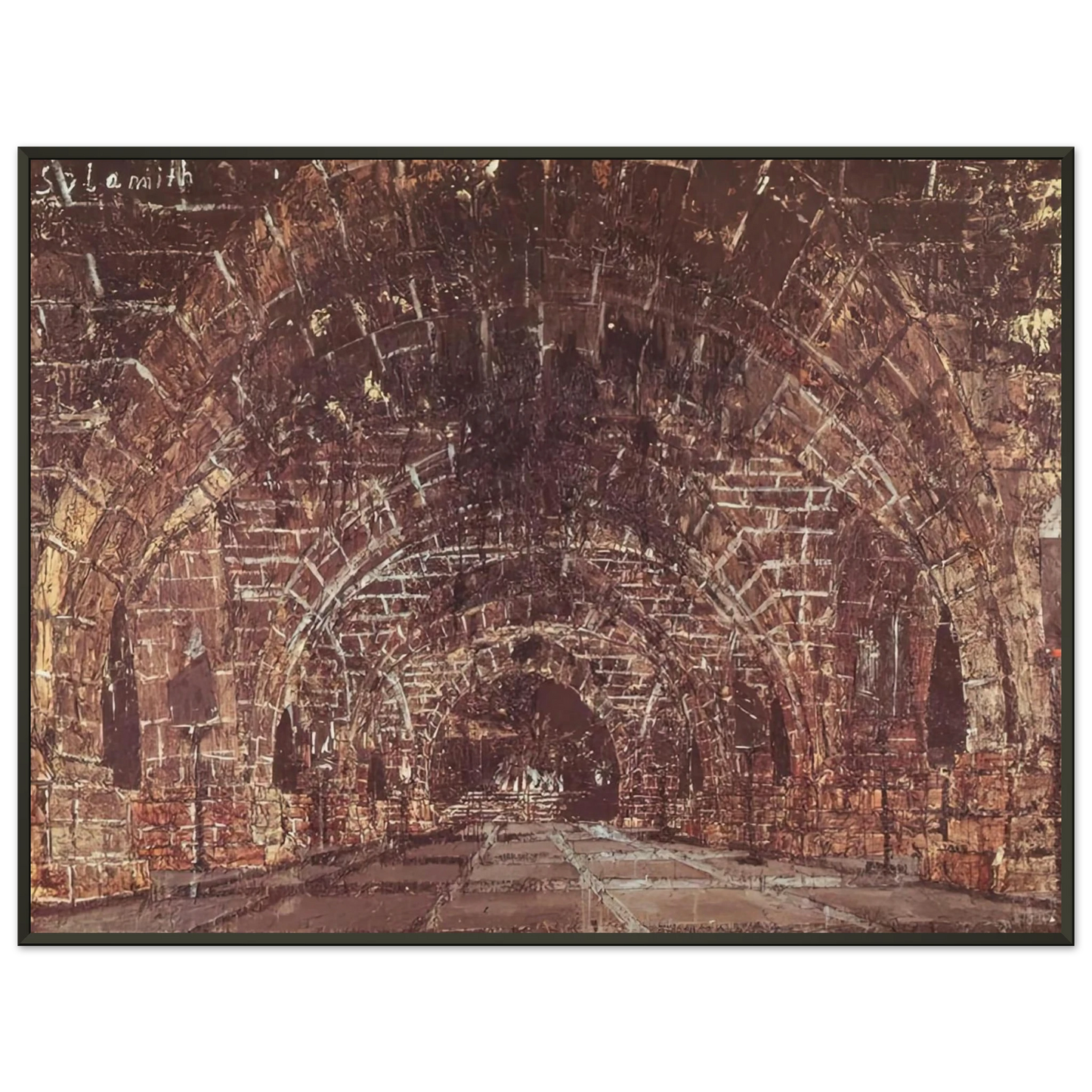 Anselm Kiefer SULAMITH 1983 Framed Art Print - Aluminum Frame - 60x80 cm / 24x32 inches