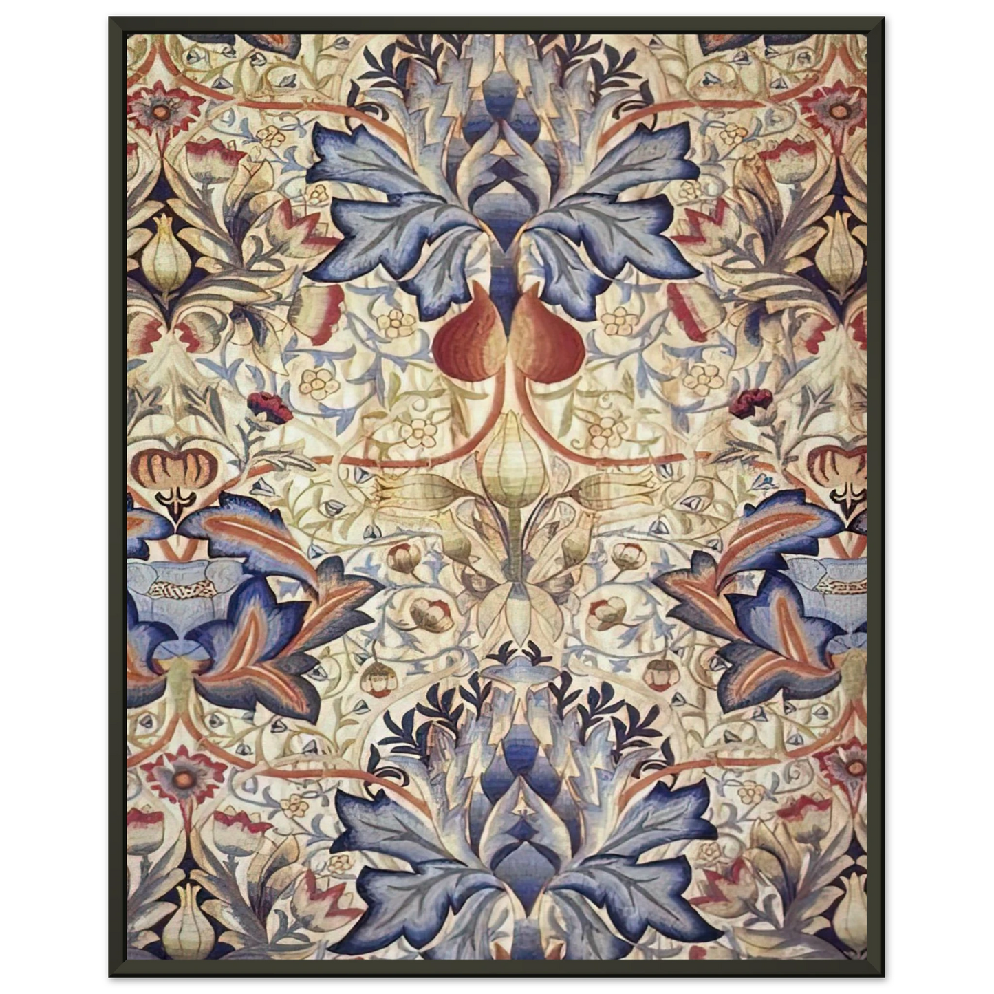 William Morris ACANTHUS EMBROIDERED PANEL 1890 Framed Art Print - Aluminum Frame - 70x100 cm / 28x40 inches