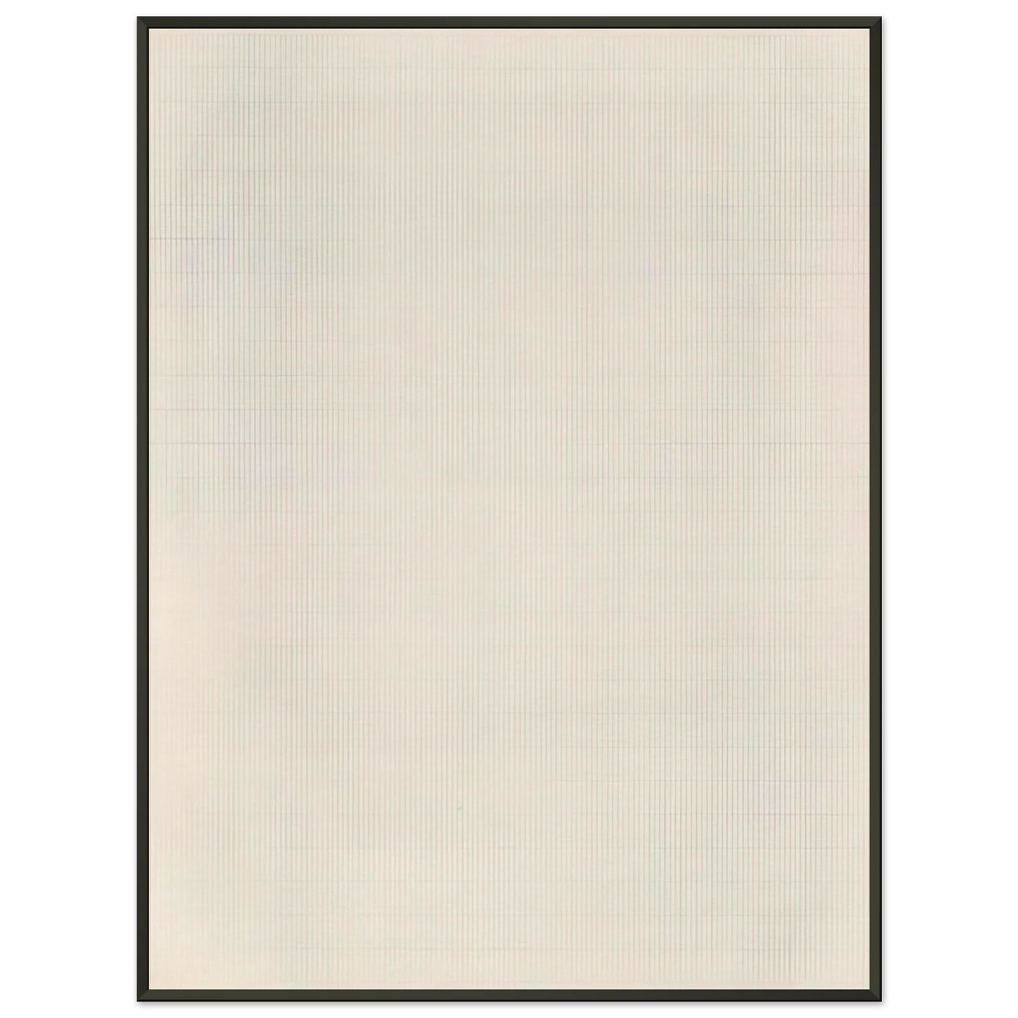 Agnes Martin The Peach Framed Art Print - Aluminum Frame - 40x50 cm / 16x20 inches