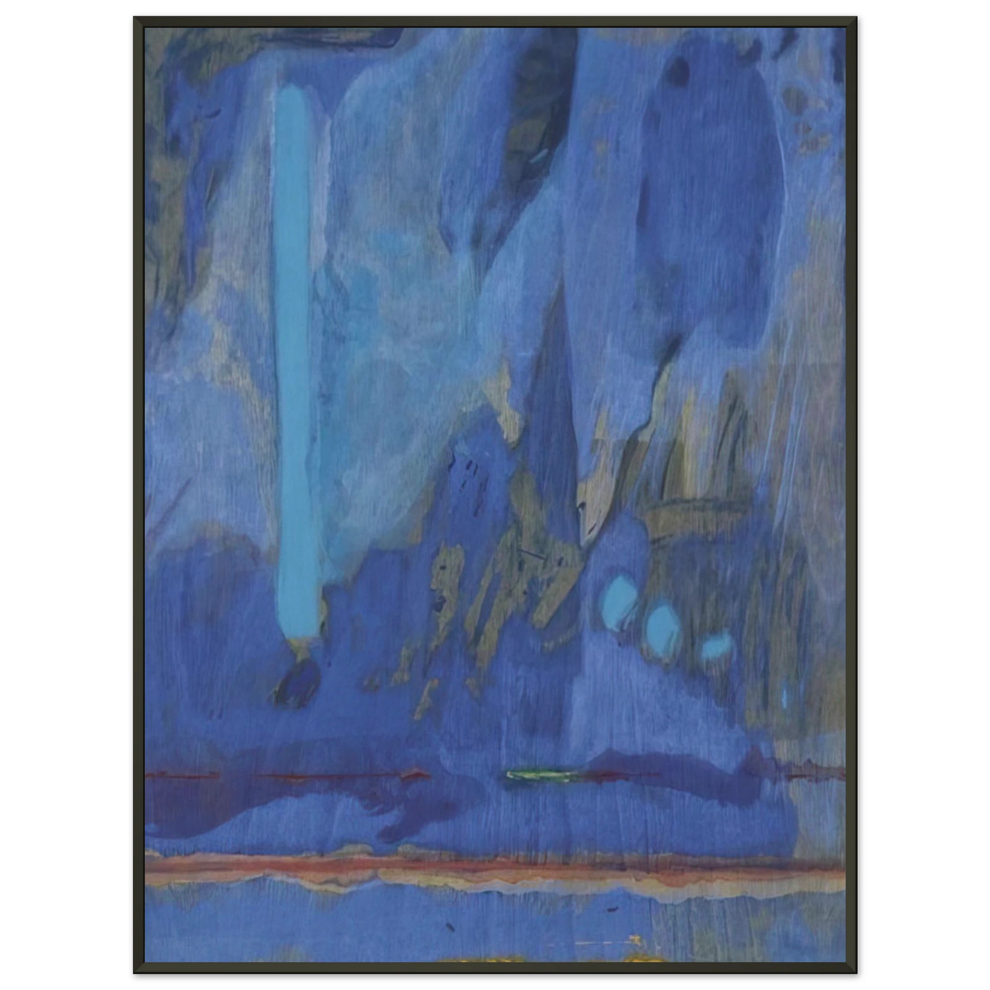 Helen Frankenthaler Tales of Genji III 1998 Framed Art Print - Aluminum Frame - 70x100 cm / 28x40 inches