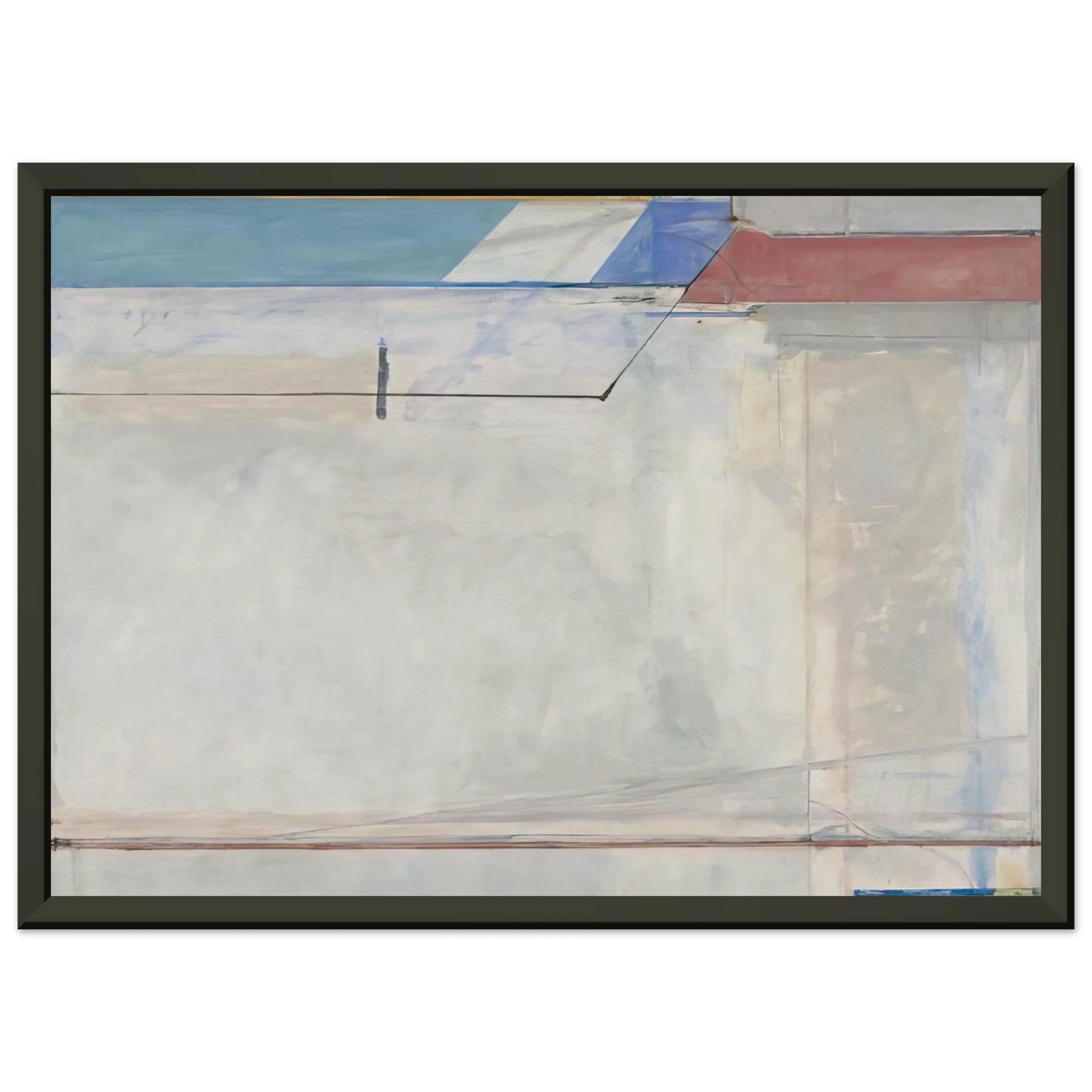 Richard Diebenkorn Ocean Park 63 Framed Art Print - Aluminum Frame - 70x100 cm / 28x40 inches