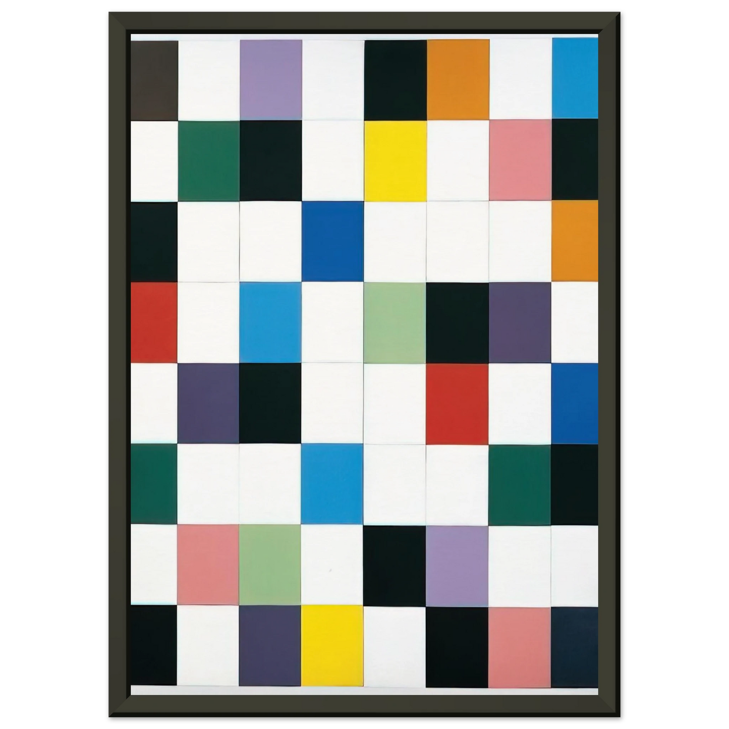 Ellsworth Kelly Colors for a Large Wall Framed Art Print - Aluminum Frame - 70x100 cm / 28x40 inches