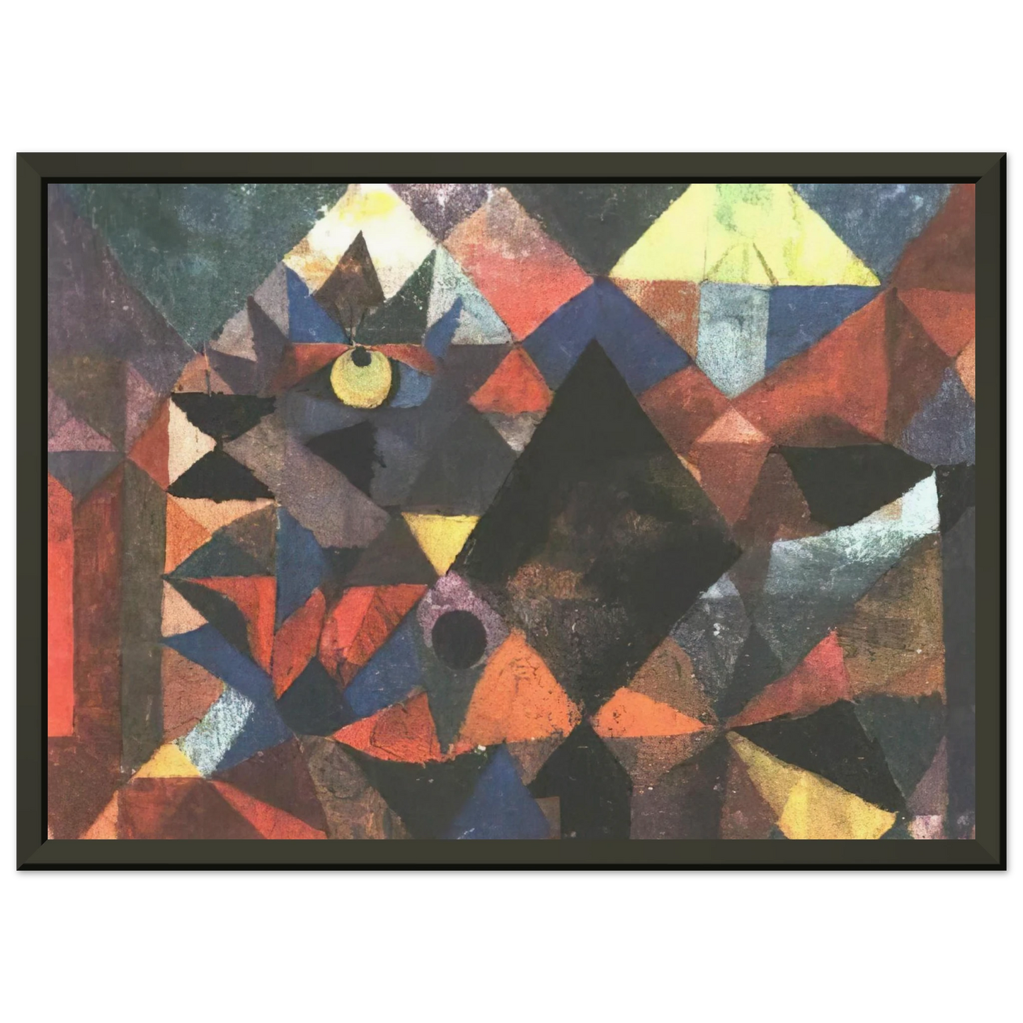 Paul Klee THE LIGHT AND SO MUCH ELSE 1931 Framed Art Print - Aluminum Frame - 70x100 cm / 28x40 inches