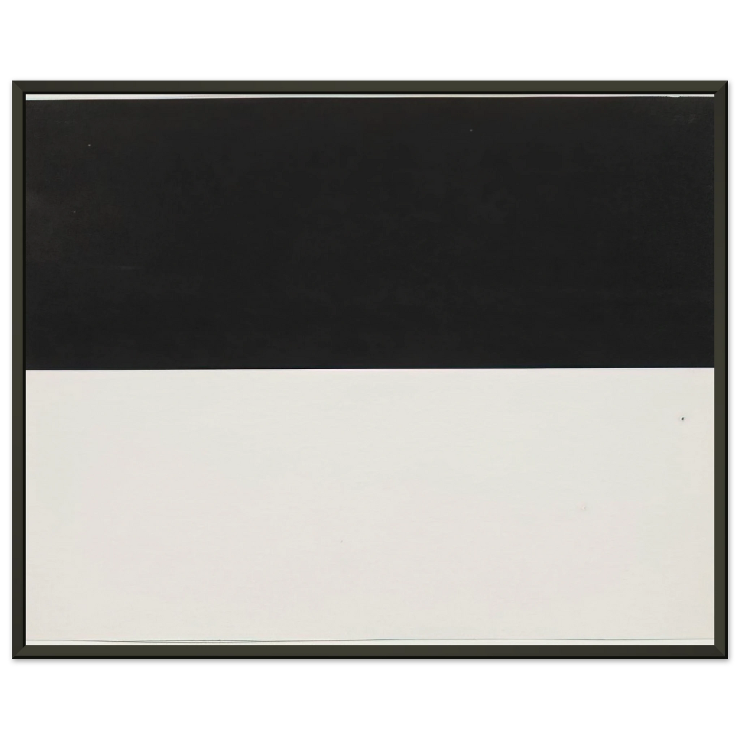 Ellsworth Kelly Black and White from the series Line Form Color Framed Art Print - Aluminum Frame - 40x50 cm / 16x20 inches