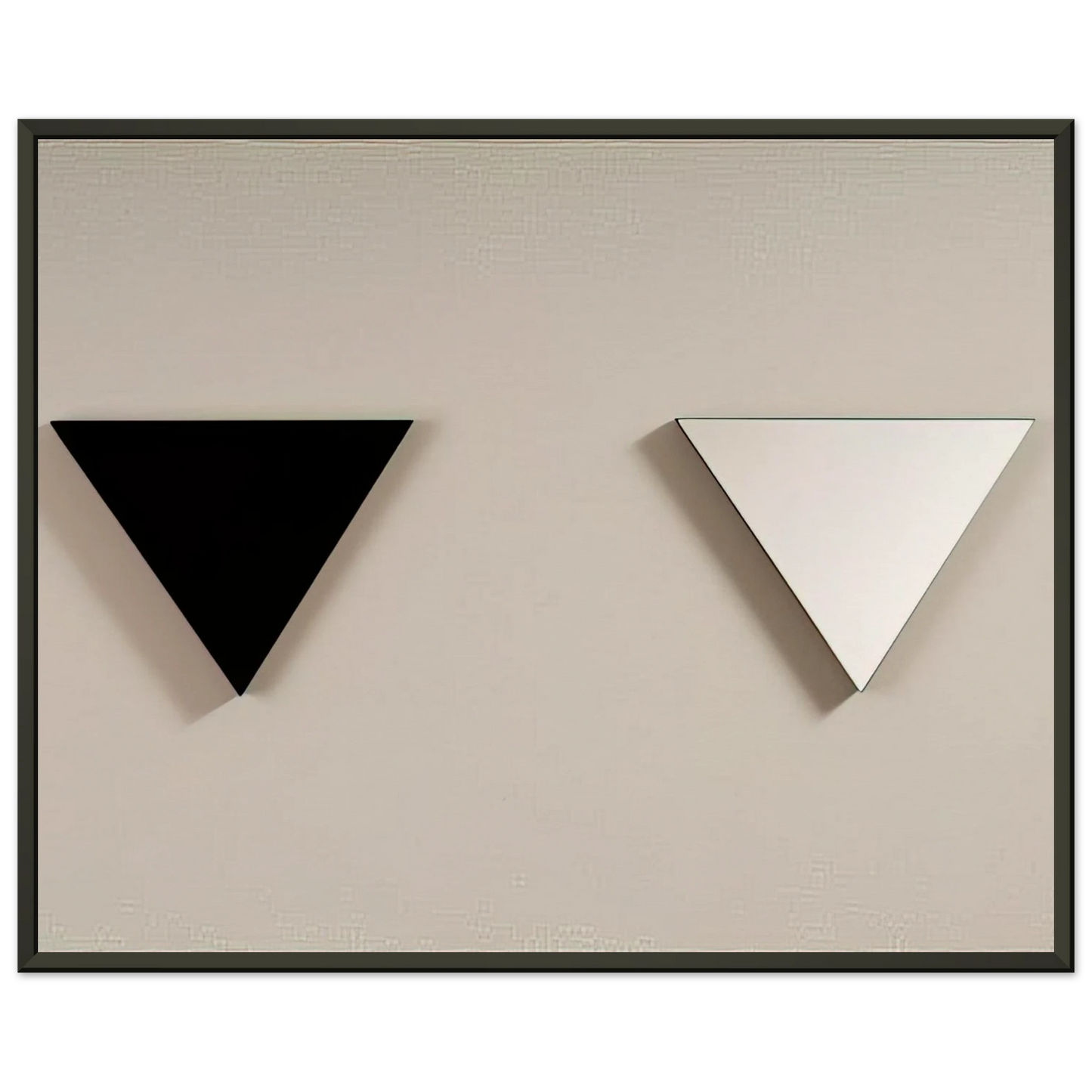 Blinky Palermo Mirror Object 1973 Framed Art Print - Aluminum Frame - 70x100 cm / 28x40 inches