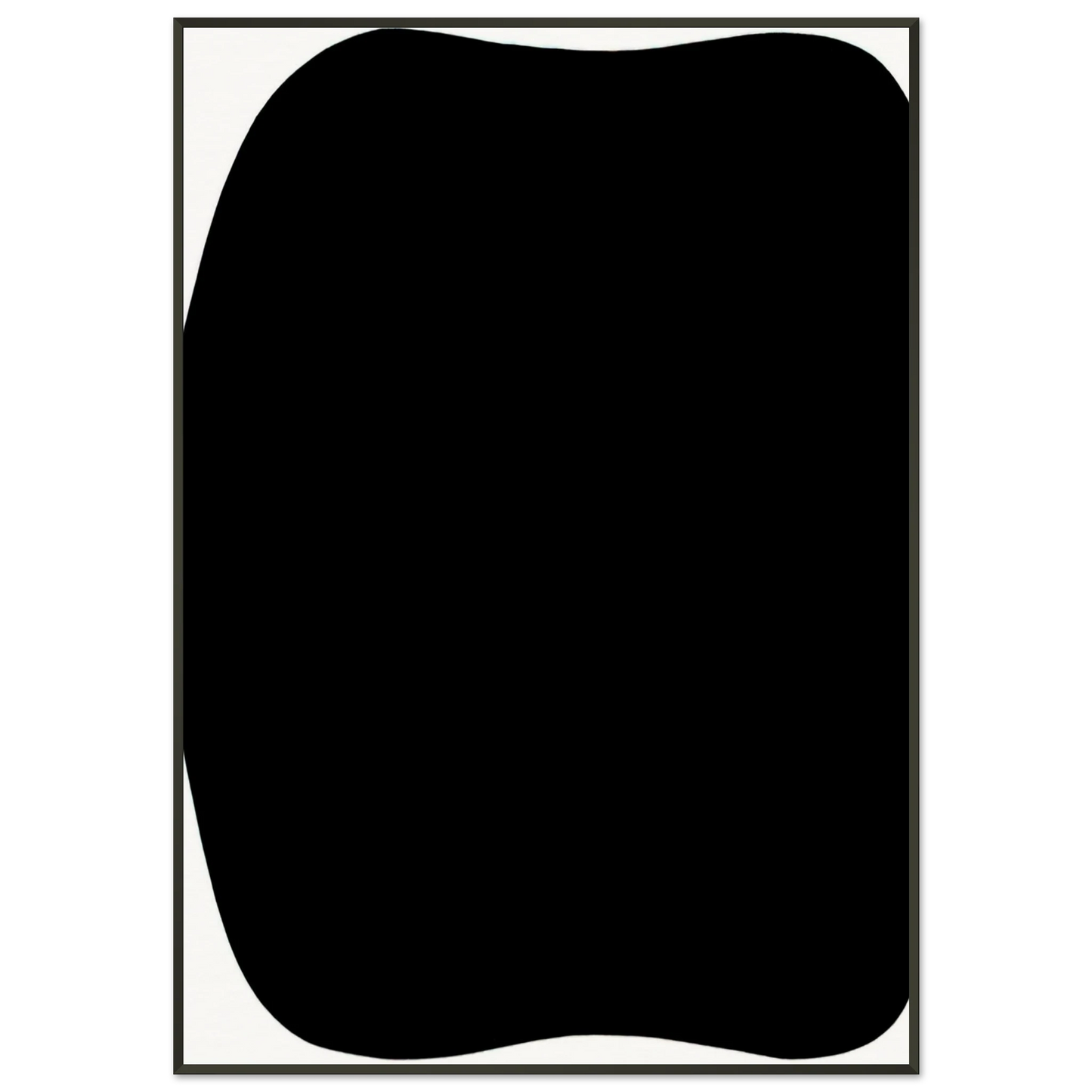 Ellsworth Kelly Black Ripe Framed Art Print - Aluminum Frame - 21x29.7 cm / 8x12"