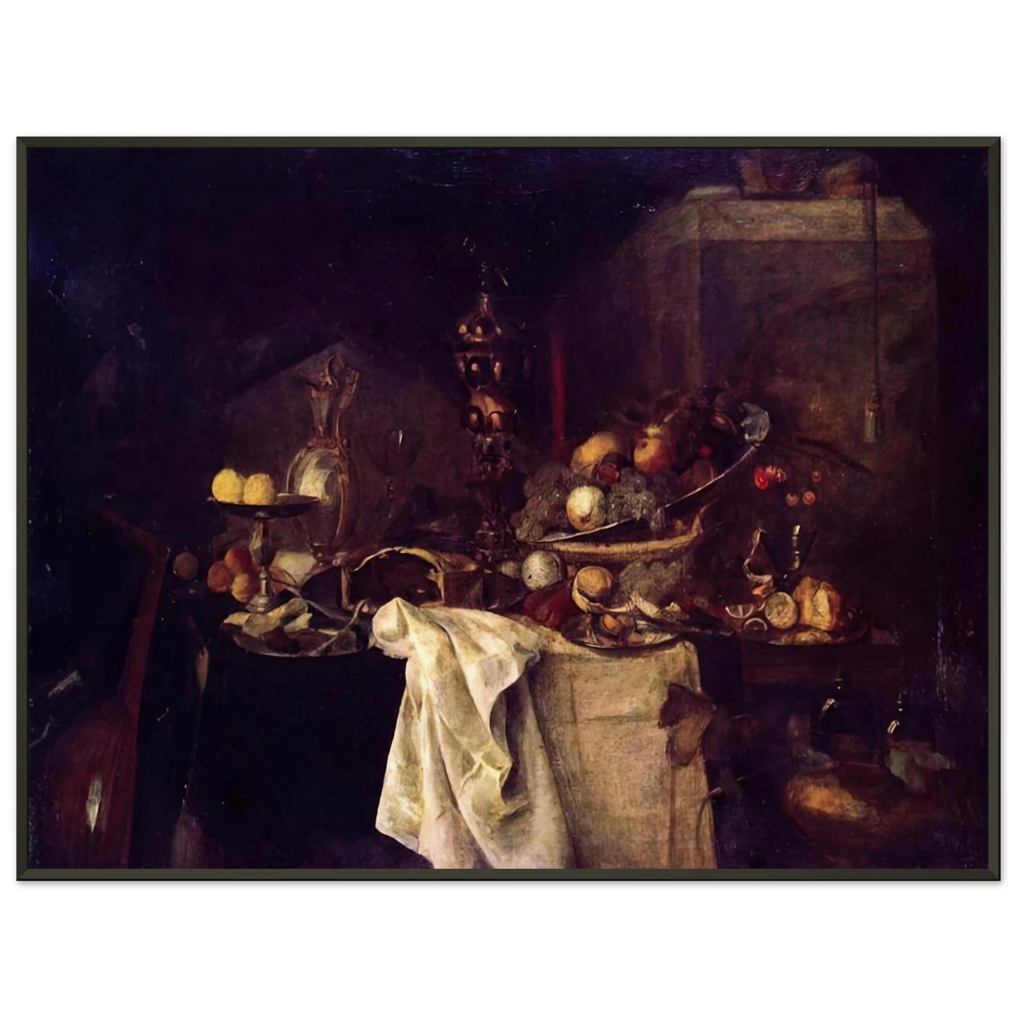 Henri Matisse LA DESERTE AFTER JAN DAVIDSZ DE HEEM 1893 Framed Art Print - Aluminum Frame - 60x80 cm / 24x32 inches