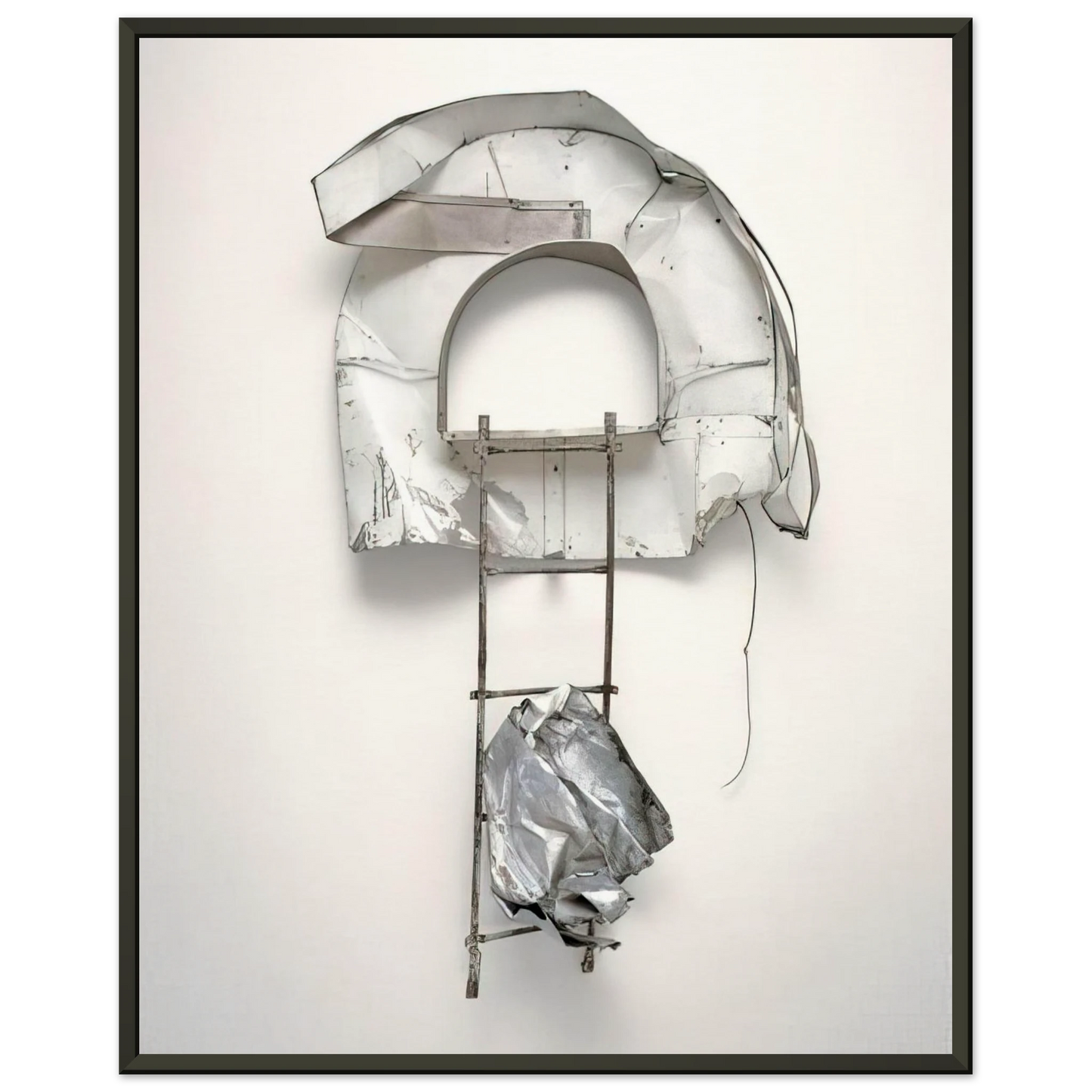 Robert Rauschenberg BALCONE GLUT NEAPOLITAN 1987 Framed Art Print - Aluminum Frame - 70x100 cm / 28x40 inches