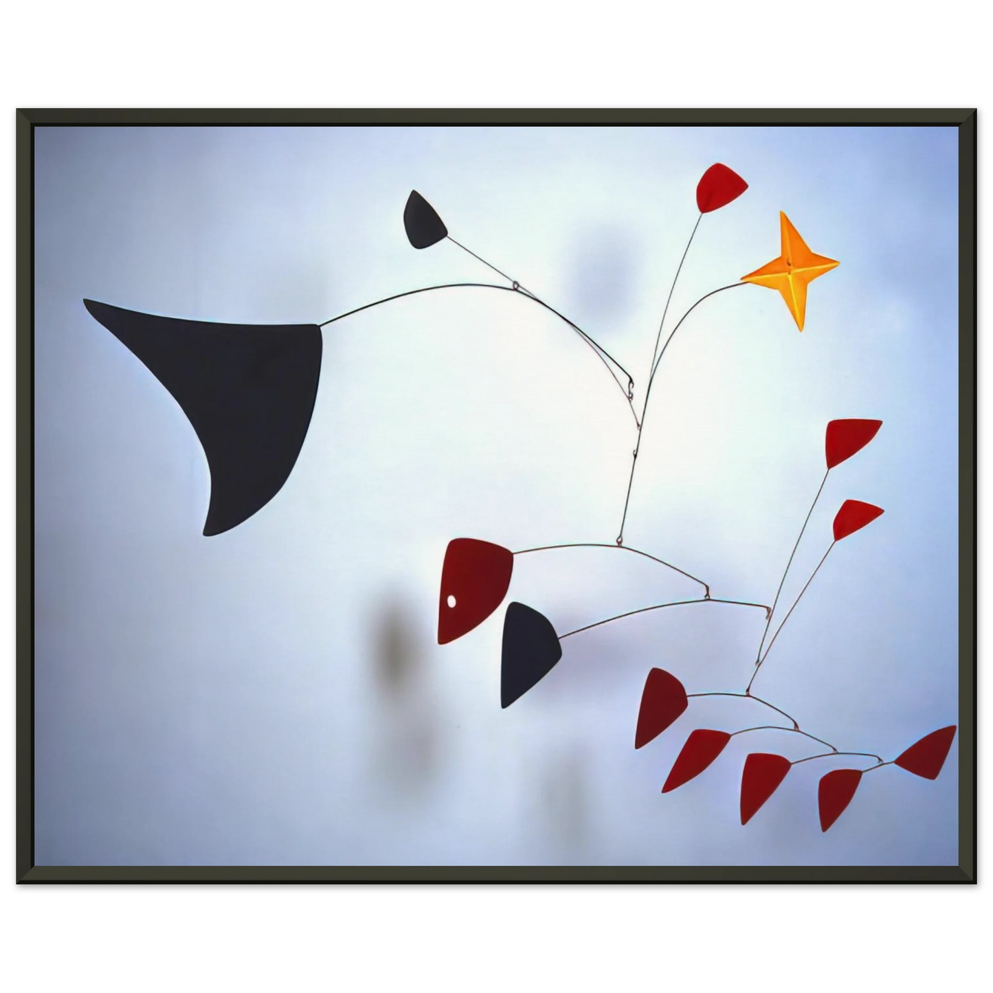 Alexander Calder THE STAR 1960 Framed Art Print - Aluminum Frame - 70x100 cm / 28x40 inches