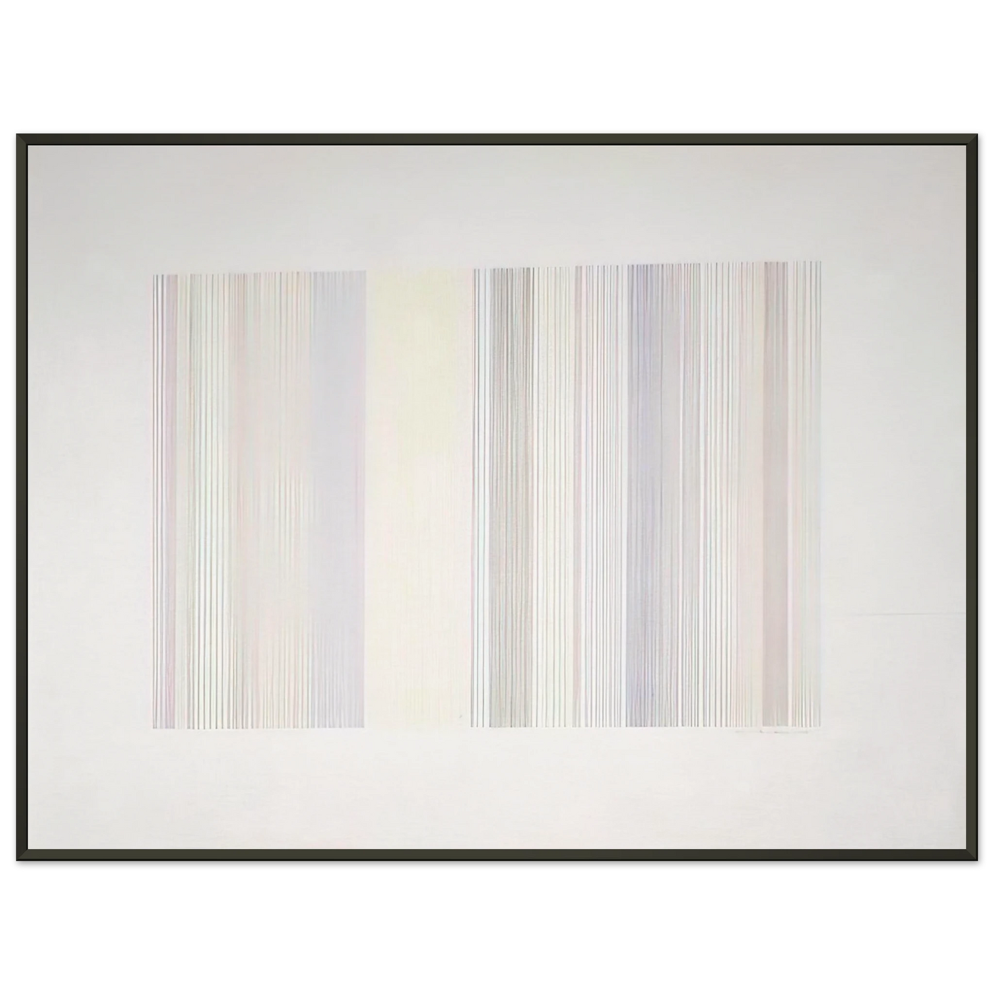 Gene Davis  Cold Turkey  1973 Framed Art Print  - Aluminum Frame - 70x100 cm / 28x40 inches