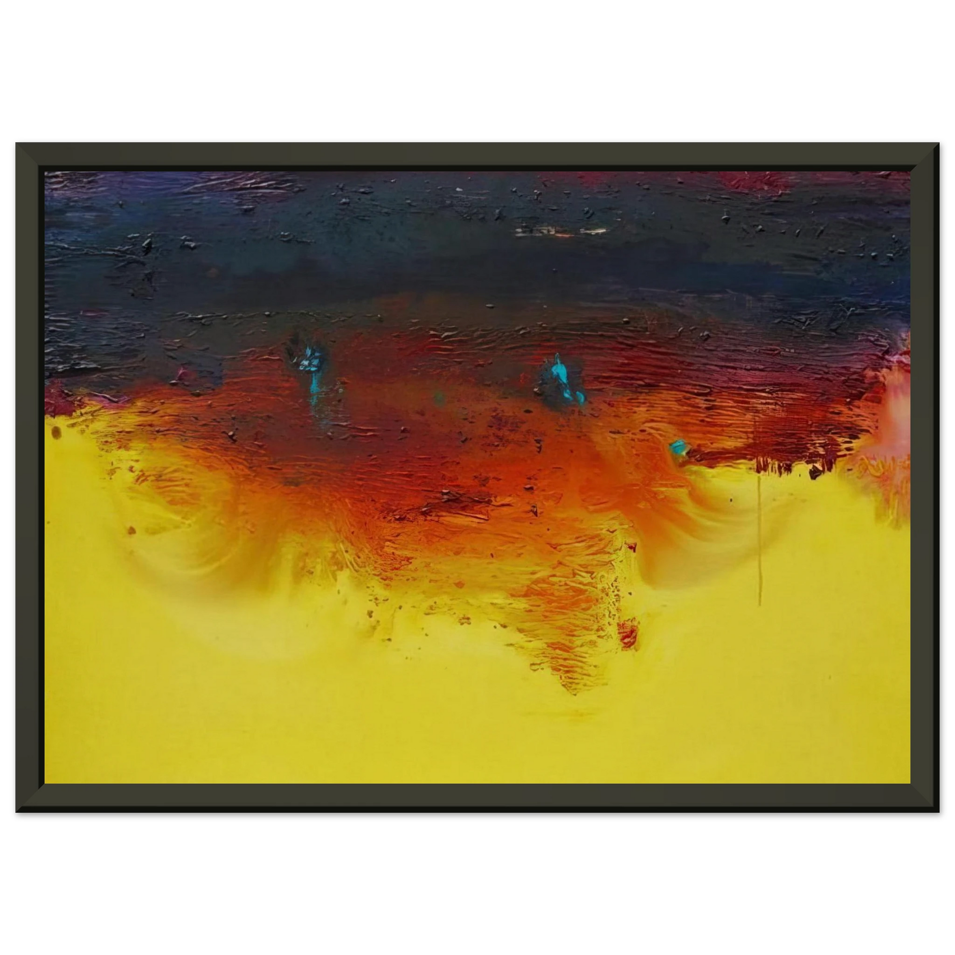 Helen Frankenthaler  Adirondacks  1992 Framed Art Print  - Aluminum Frame - 60x80 cm / 24x32 inches
