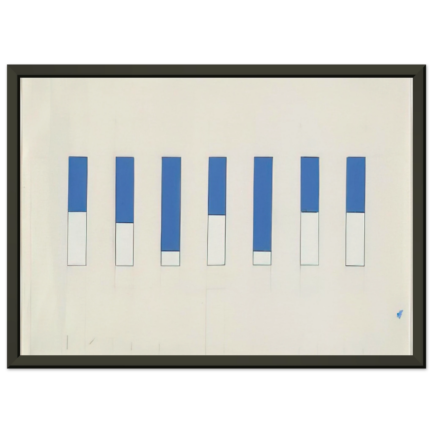 Ellsworth Kelly Awnings Avenue Matignon Framed Art Print - Aluminum Frame - 60x80 cm / 24x32 inches