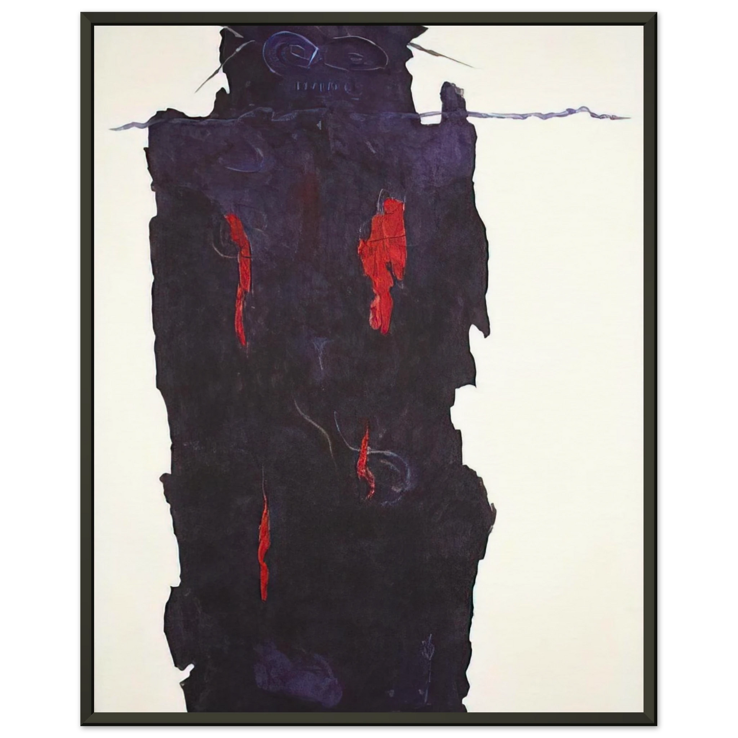 Theodoros Stamos Infinity Field Torino Series 7 1986 Framed Art Print - Aluminum Frame - 60x80 cm / 24x32 inches