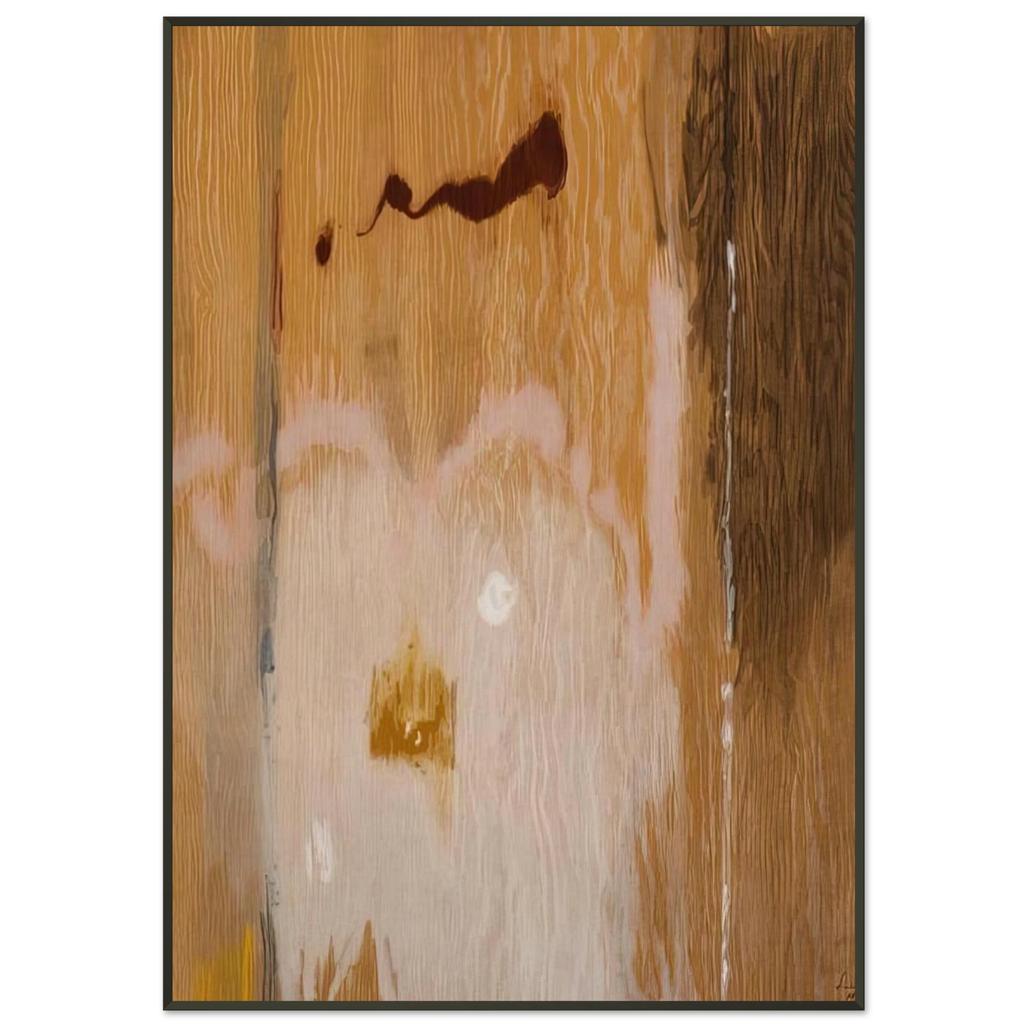 Helen Frankenthaler Tales of Genji VI 1998 Framed Art Print - Aluminum Frame - 21x29.7 cm / 8x12"