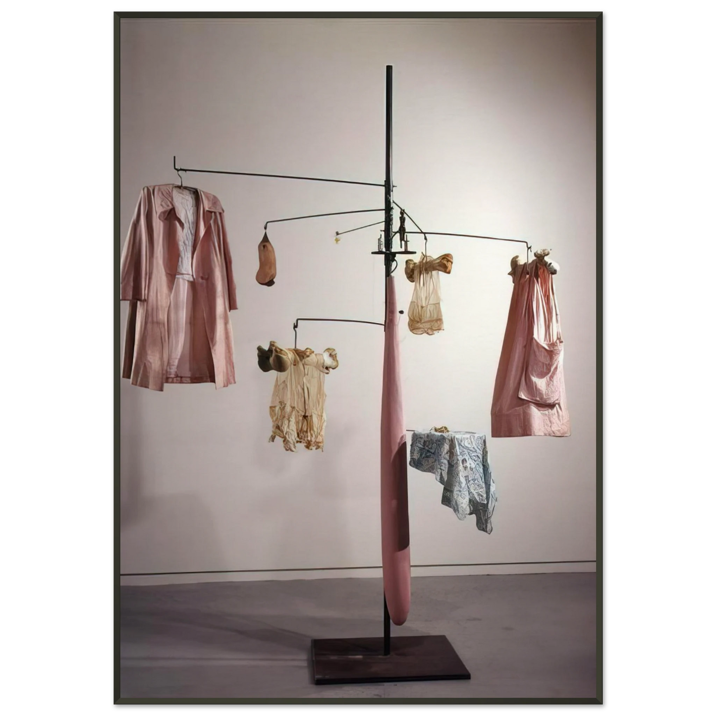 Louise Bourgeois PINK DAYS AND BLUE DAYS 1997 Framed Art Print - Aluminum Frame - 21x29.7 cm / 8x12"