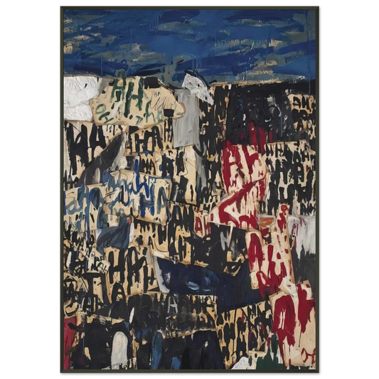 Allan Kaprow  Allan Kaprow on the Legacy of Jackson Pollock Framed Art Print  - Aluminum Frame - 21x29.7 cm / 8x12"