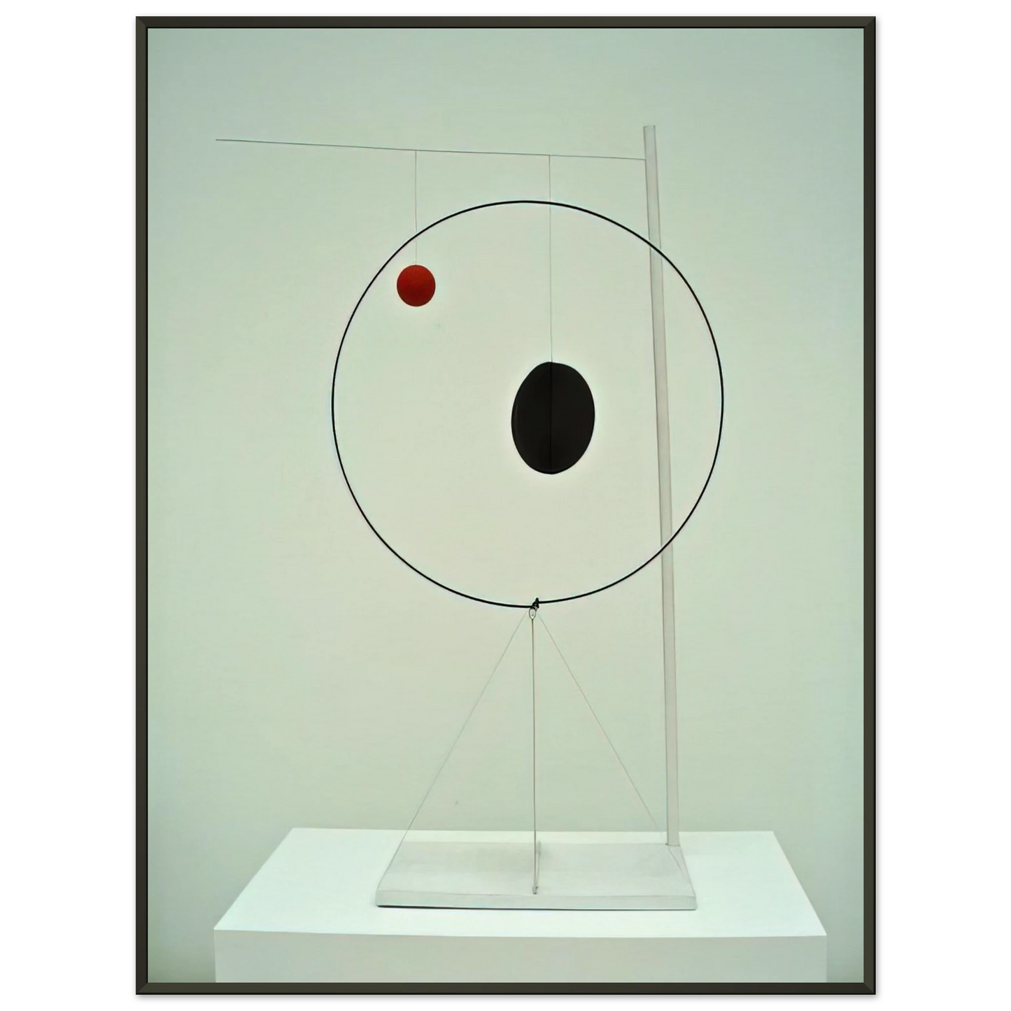 Alexander Calder OBJECT WITH RED BALL 1931 Framed Art Print - Aluminum Frame - 40x50 cm / 16x20 inches