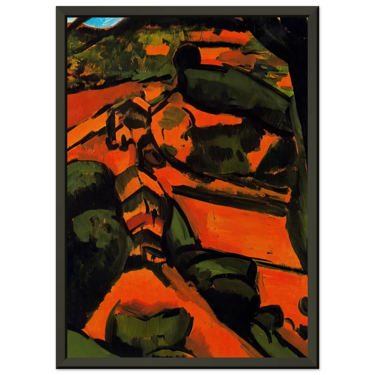 Andre Derain UNTITLED Framed Art Print - Aluminum Frame - 40x50 cm / 16x20 inches