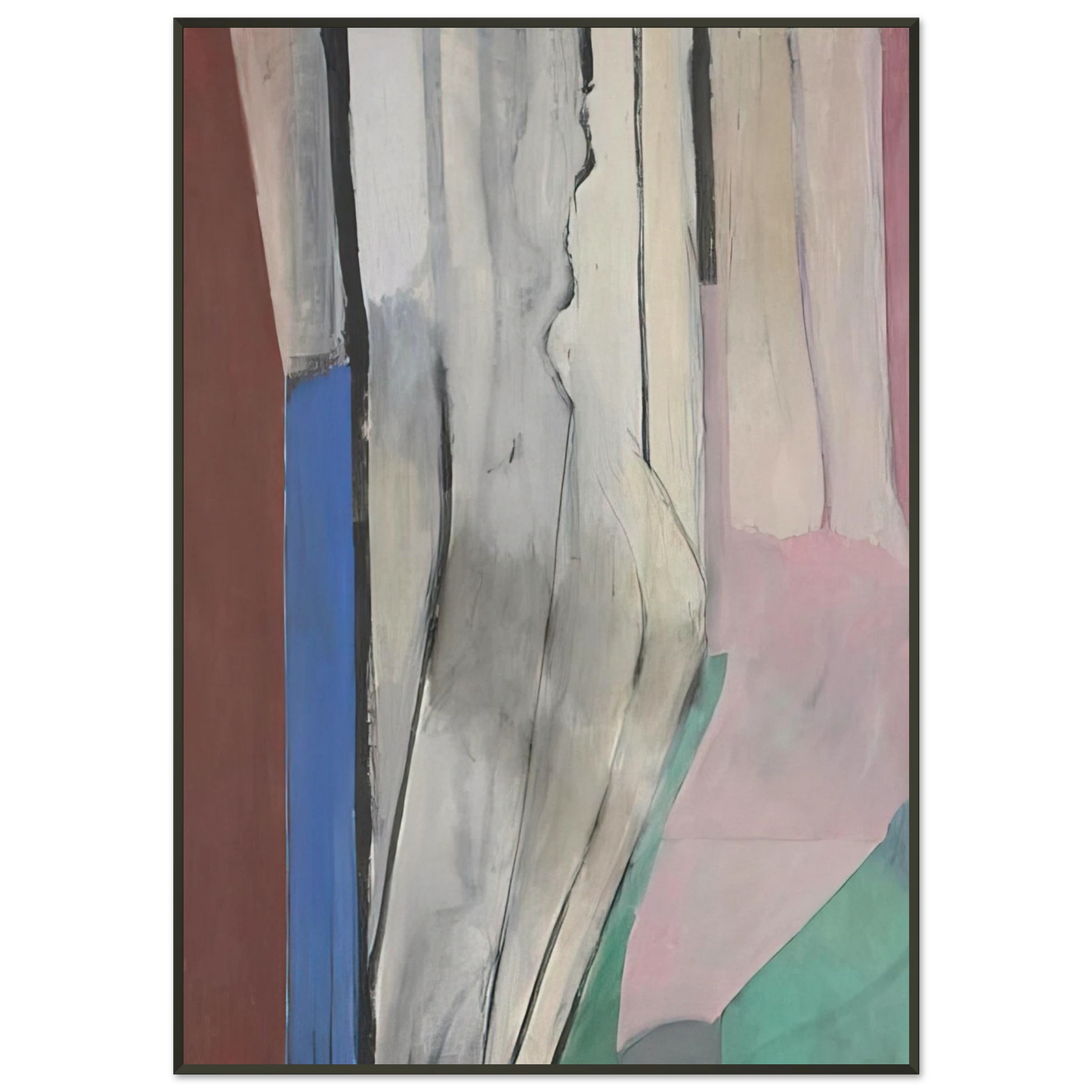 Richard Diebenkorn Ocean Park 6 Framed Art Print - Aluminum Frame - 21x29.7 cm / 8x12"