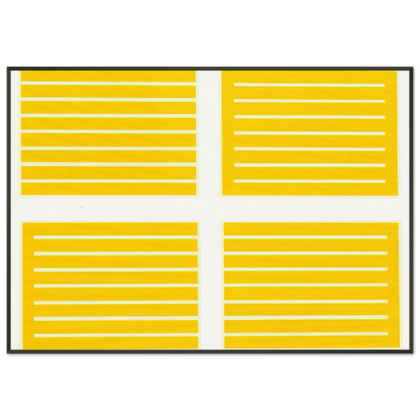 Donald Judd Untitled 235238 1994 Framed Art Print - Aluminum Frame - 21x29.7 cm / 8x12"