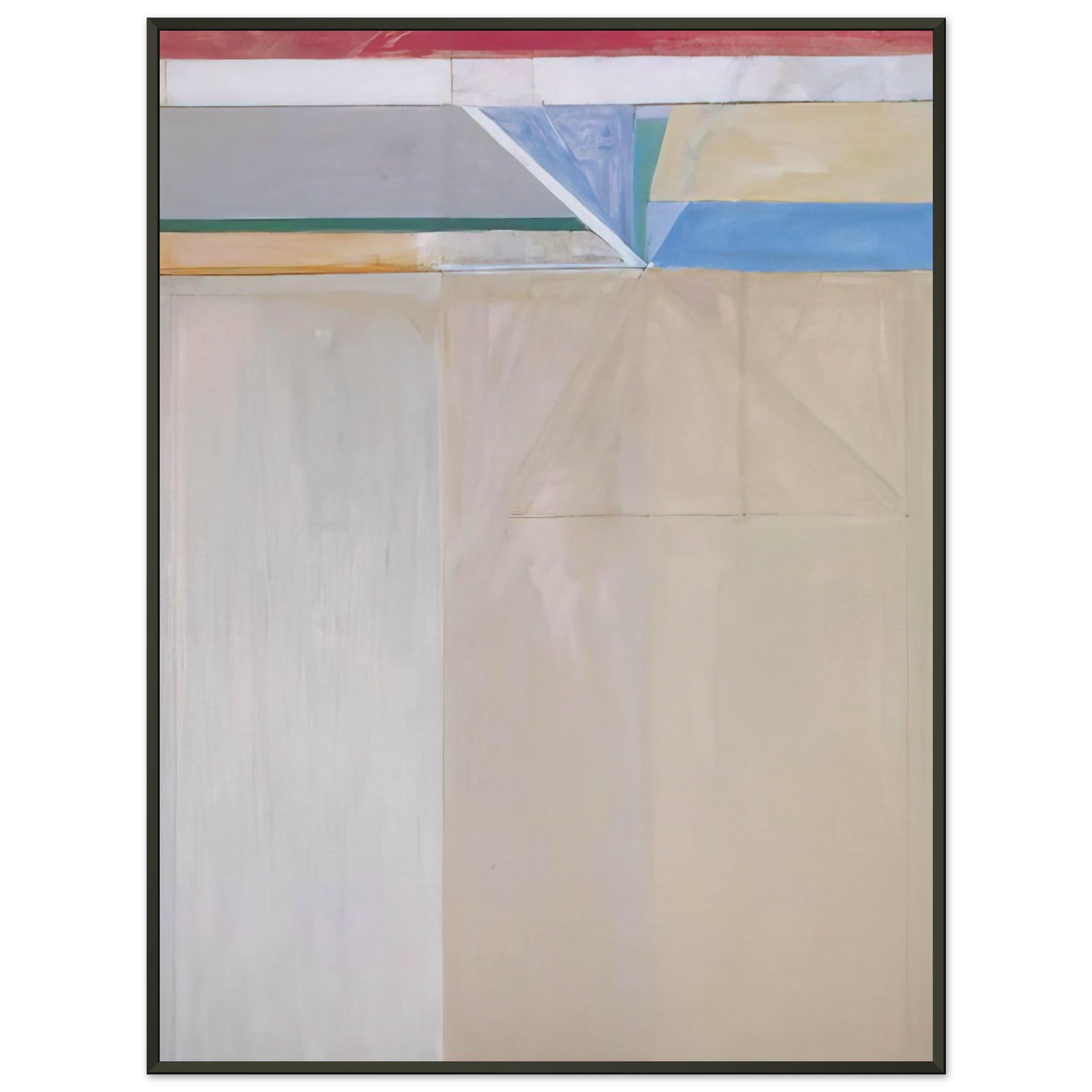 Richard Diebenkorn Ocean Park 46 Framed Art Print - Aluminum Frame - 70x100 cm / 28x40 inches
