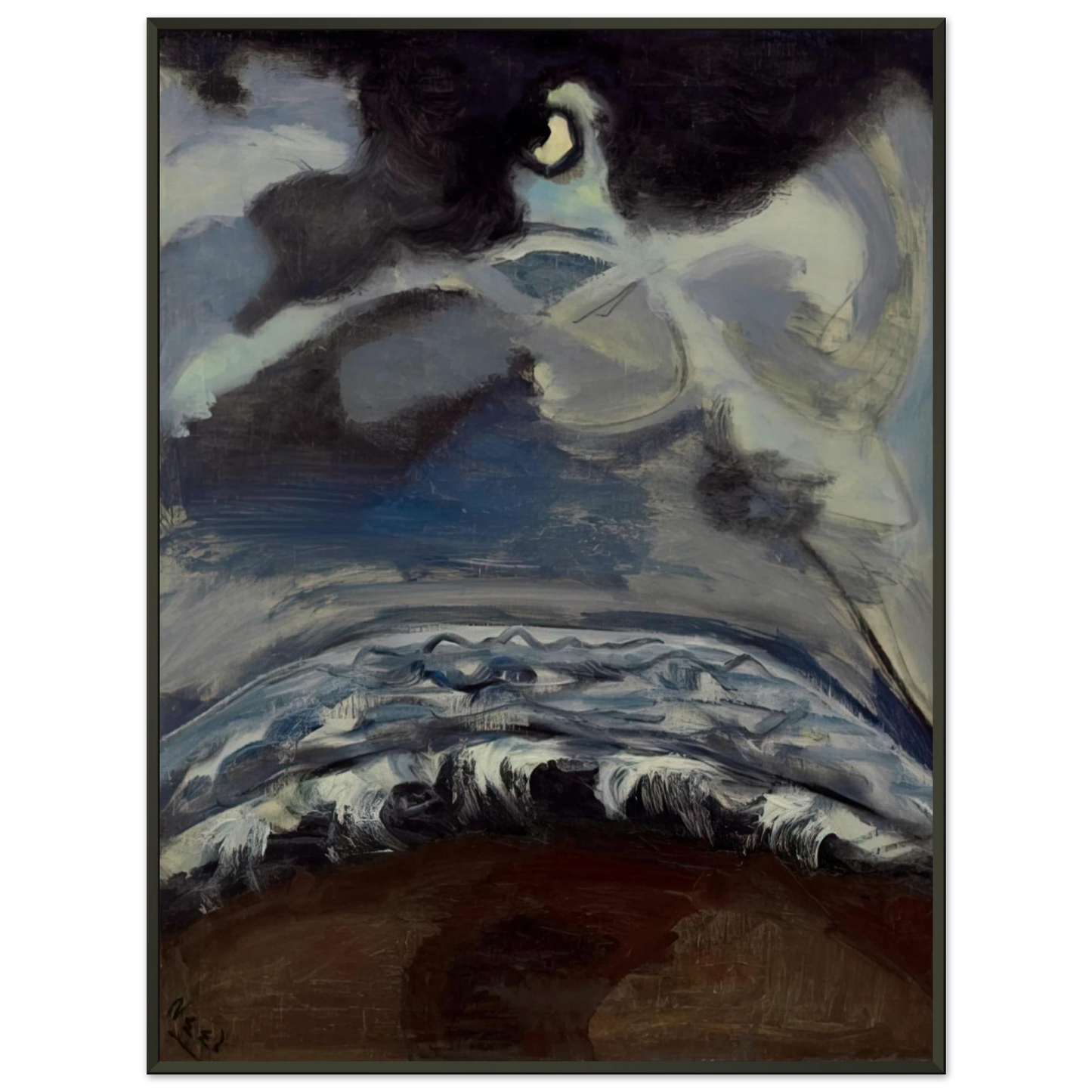 Alice Neel The Sea Framed Art Print - Aluminum Frame - 70x100 cm / 28x40 inches
