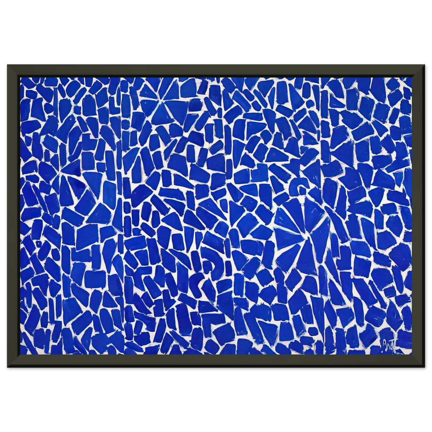 Alma Woodsey Thomas ELYSIAN FIELDS 1973 Framed Art Print - Aluminum Frame - 40x50 cm / 16x20 inches