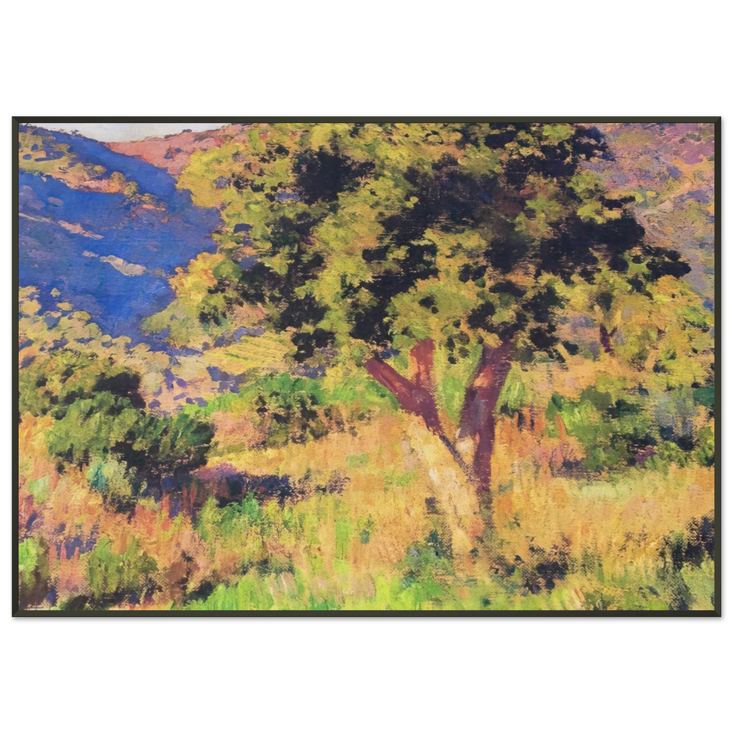 Theo van Rysselberghe FUNDS OF ST CLAIR 1921 Framed Art Print - Aluminum Frame - 21x29.7 cm / 8x12"