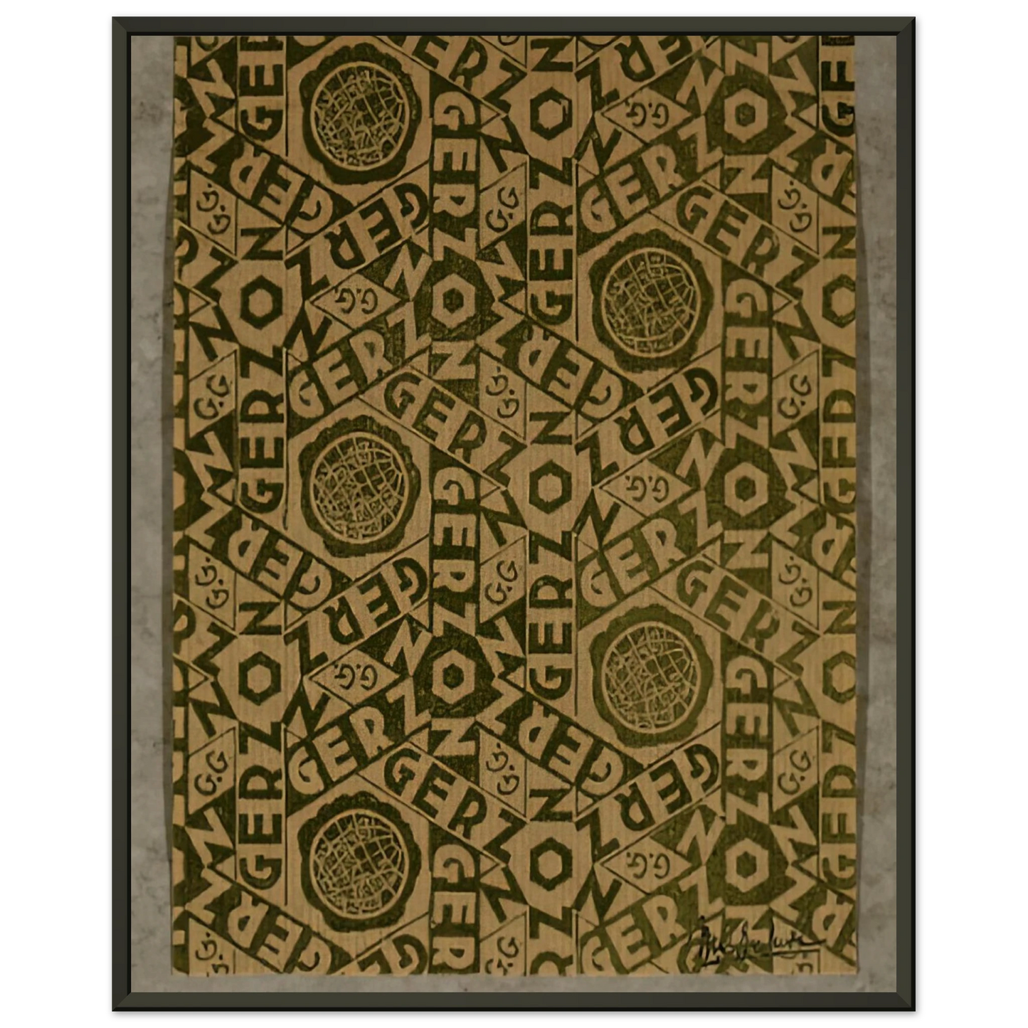 MC Escher  ESCHER 19 Framed Art Print  - Aluminum Frame - 70x100 cm / 28x40 inches