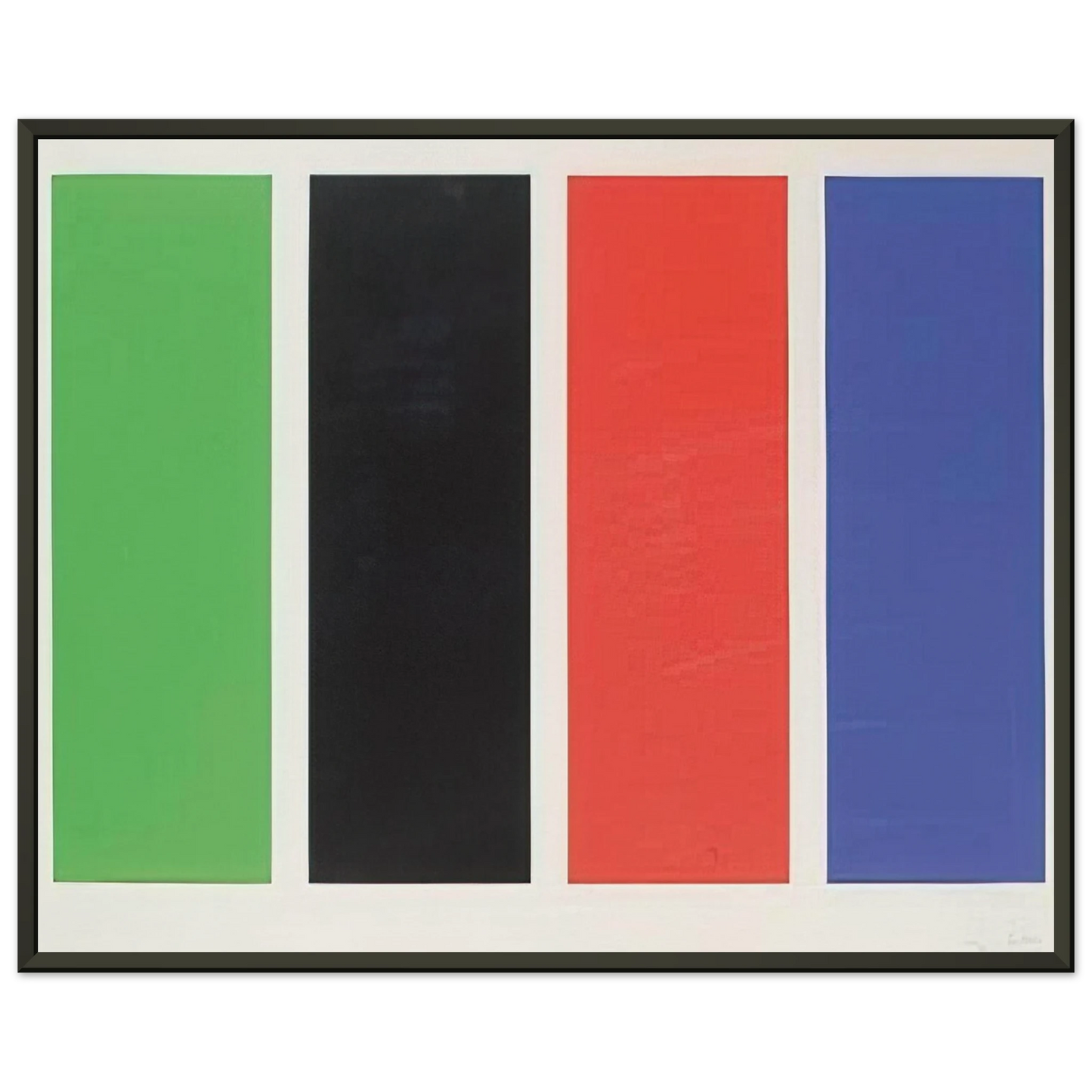 Ellsworth Kelly Four Panels Framed Art Print - Aluminum Frame - 60x80 cm / 24x32 inches