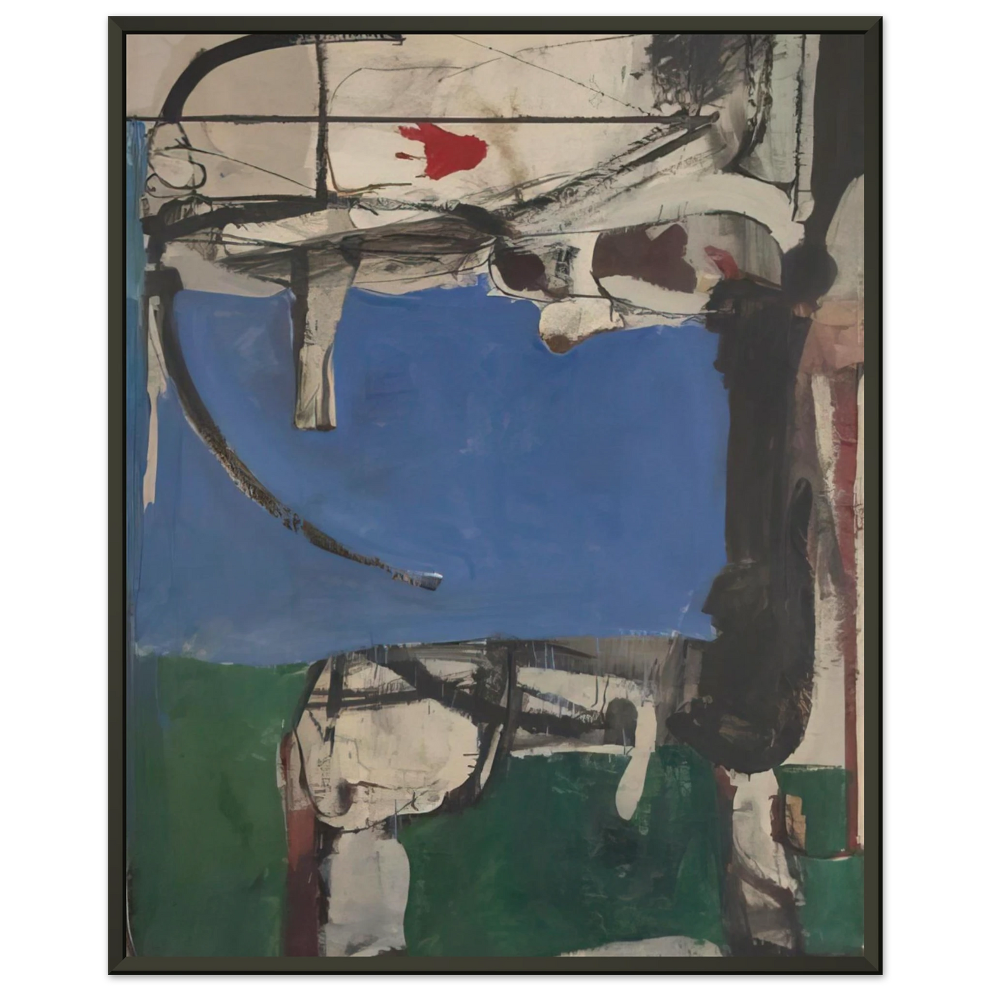 Richard Diebenkorn Urbana 2 The Archer Framed Art Print - Aluminum Frame - 60x80 cm / 24x32 inches