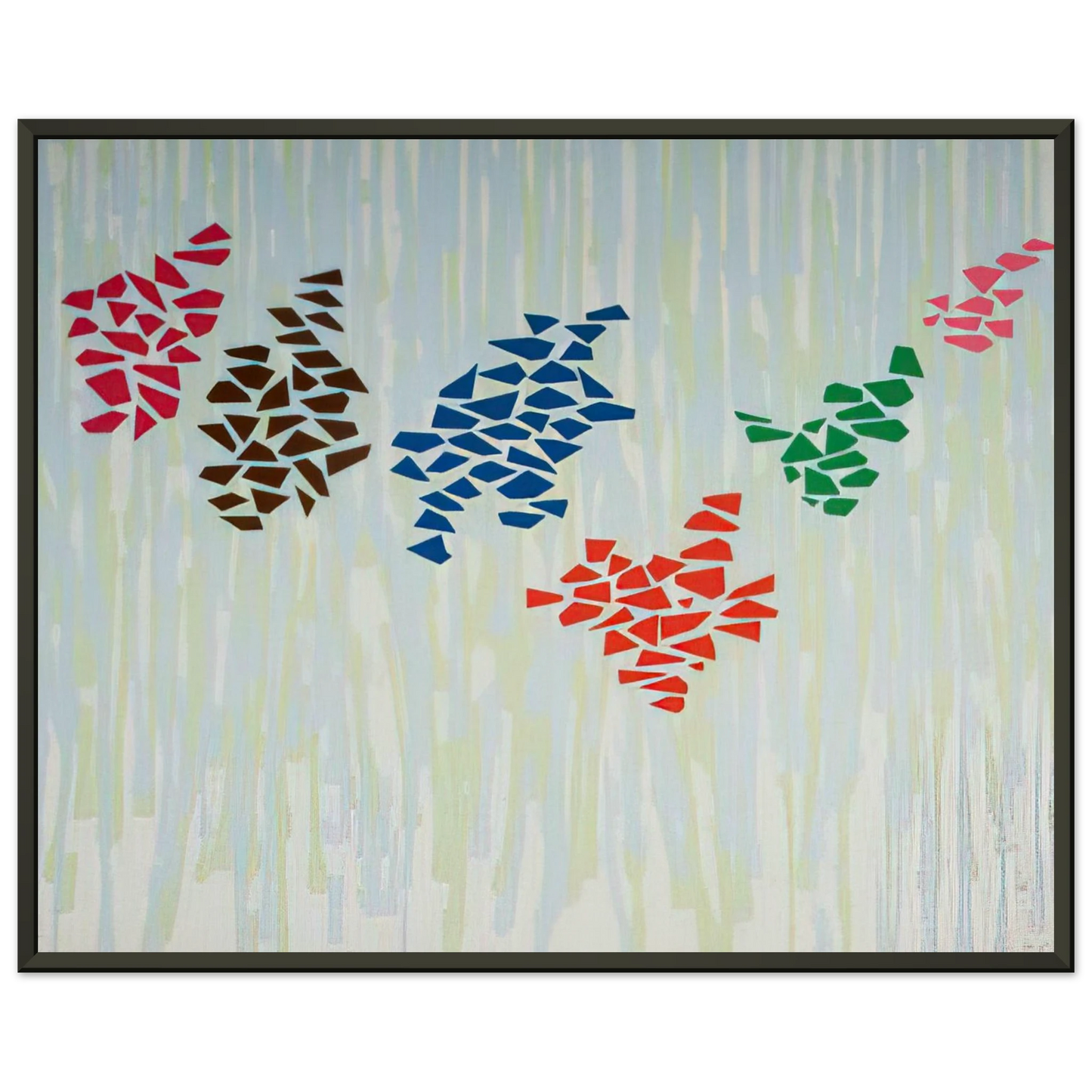 Robert Goodnough Untitled 1976 Framed Art Print - Aluminum Frame - 70x100 cm / 28x40 inches