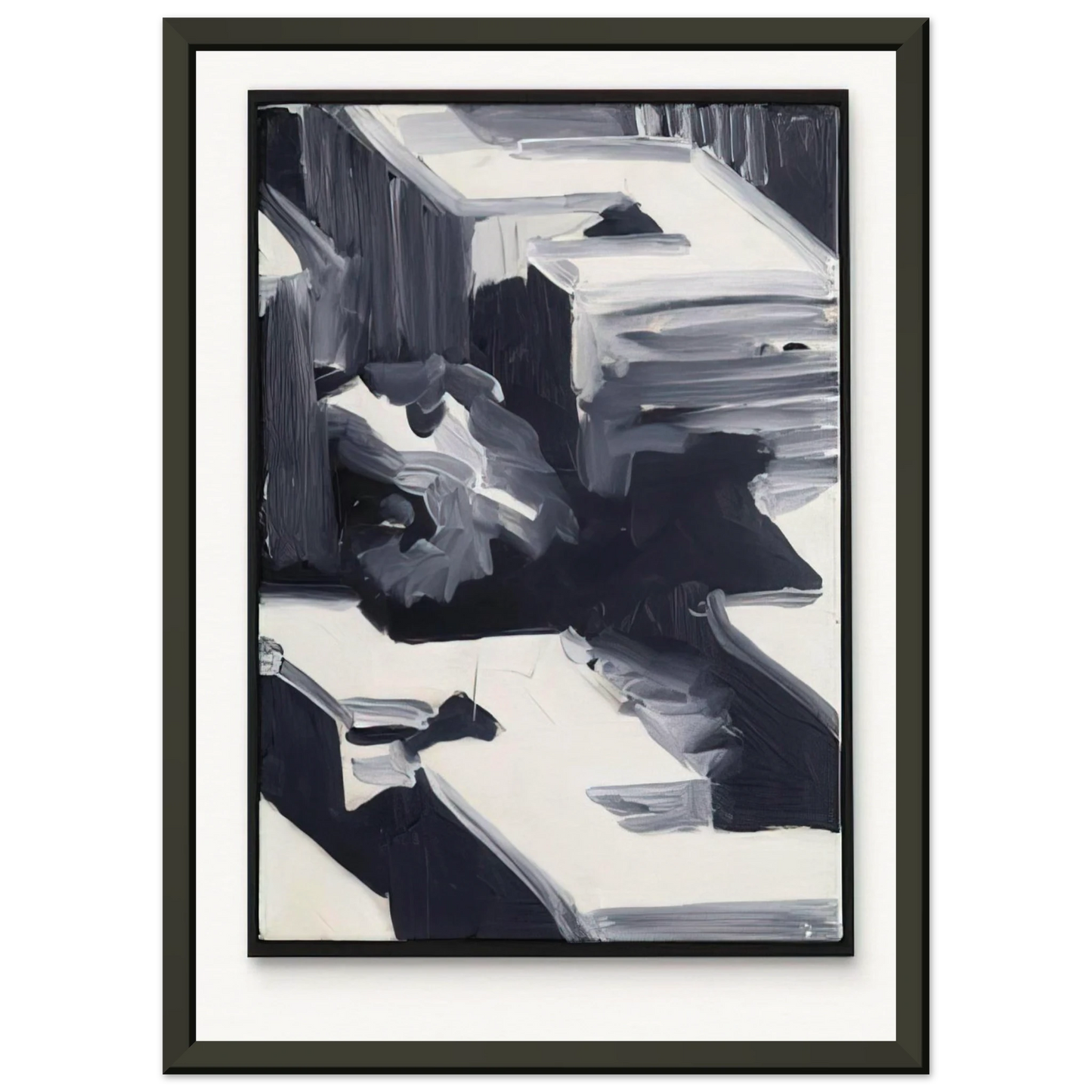 Gerhard Richter TOWNSCAPE 1968 1 Framed Art Print - Aluminum Frame - 60x80 cm / 24x32 inches