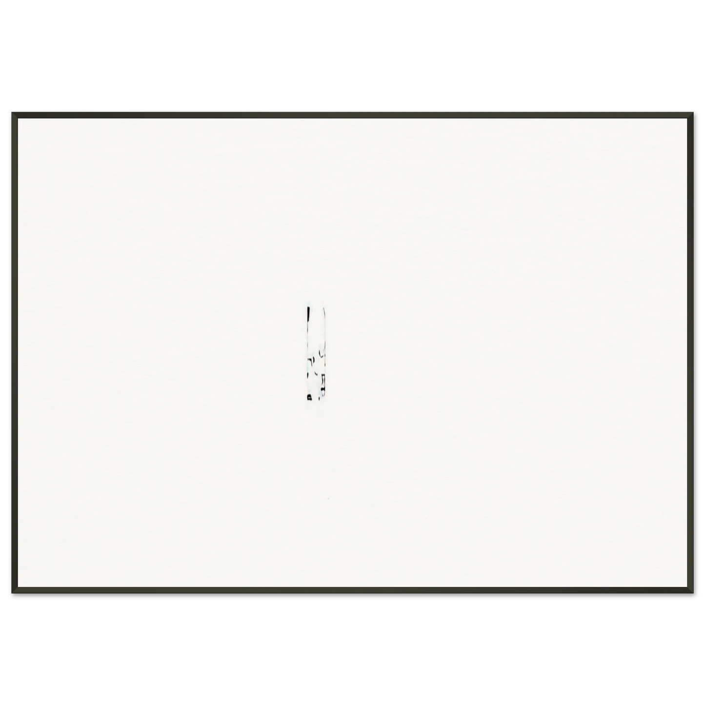 Antoni Tapies HEAD 1995 Framed Art Print - Aluminum Frame - 21x29.7 cm / 8x12"