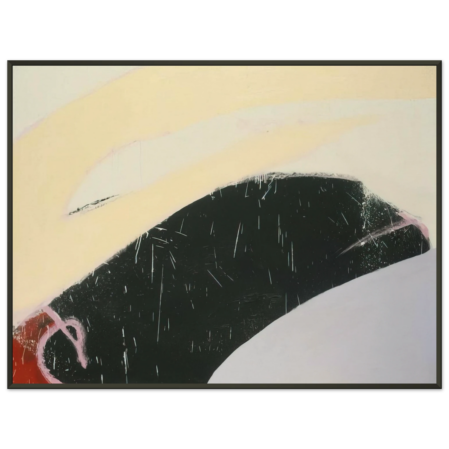 Norman Bluhm Acheron 1971 Framed Art Print - Aluminum Frame - 60x80 cm / 24x32 inches