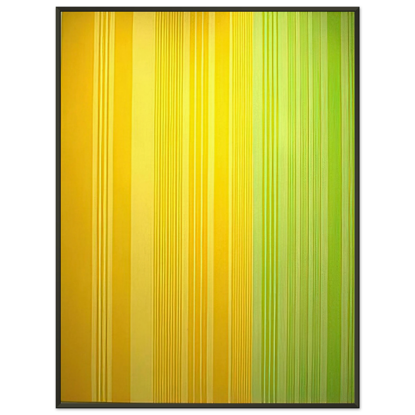 Gene Davis LimeLemon 1970 Framed Art Print - Aluminum Frame - 40x50 cm / 16x20 inches