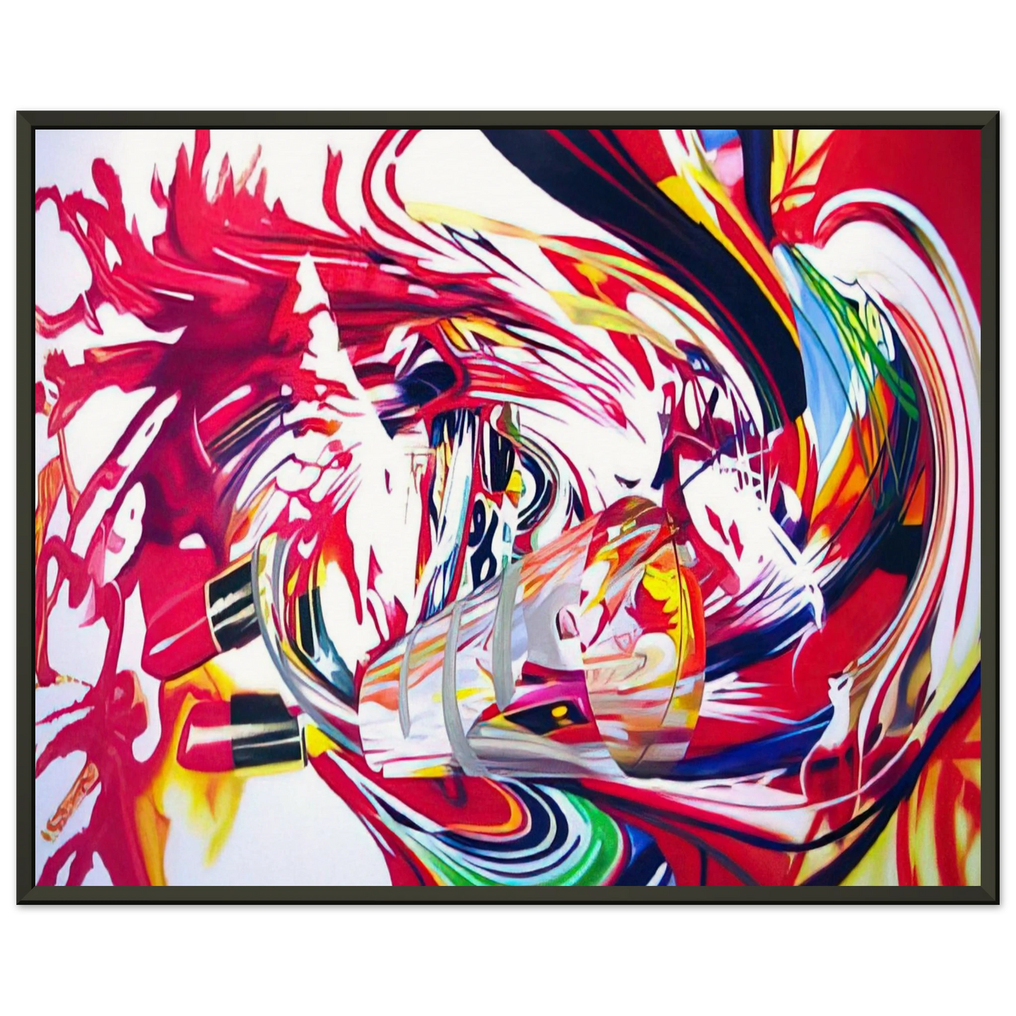 James Rosenquist Womens Intuition after Aspen Framed Art Print - Aluminum Frame - 40x50 cm / 16x20 inches