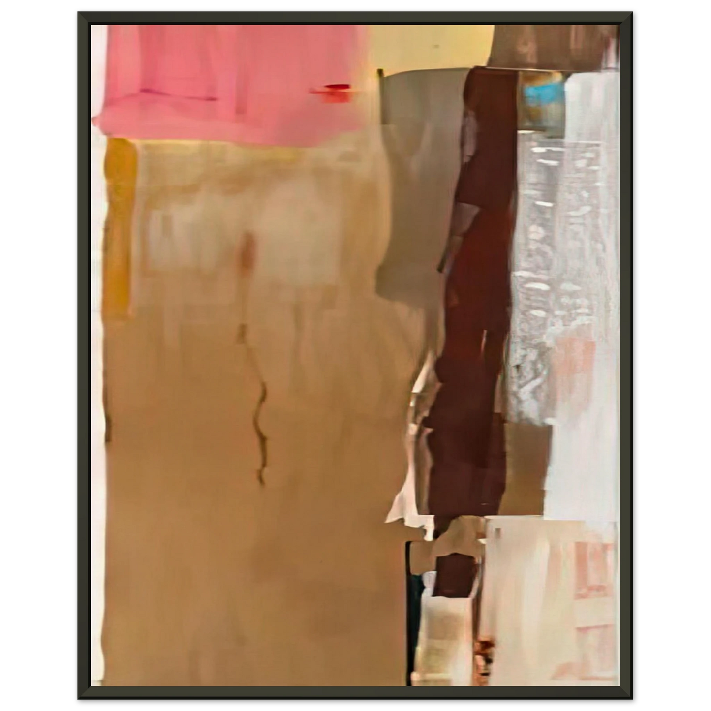 Helen Frankenthaler  Bistre I 1976 Framed Art Print  - Aluminum Frame - 60x80 cm / 24x32 inches