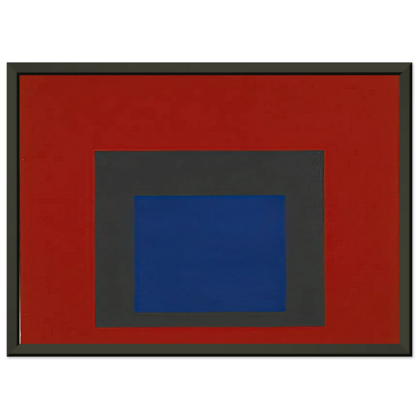 Josef Albers HOMAGE TO THE SQUARE 1950 Framed Art Print - Aluminum Frame - 40x50 cm / 16x20 inches