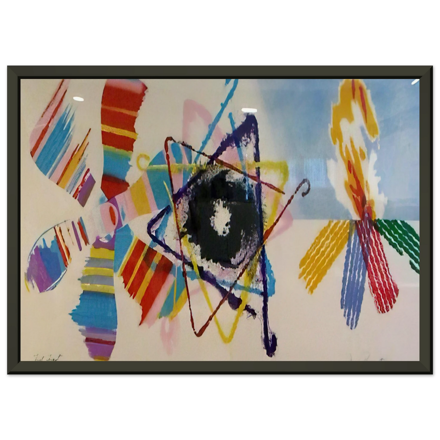 James Rosenquist Fast Feast Framed Art Print - Aluminum Frame - 60x80 cm / 24x32 inches