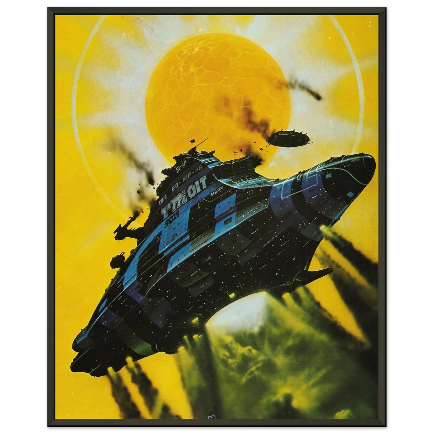 Chris Foss Chris Foss Framed Art Print - Aluminum Frame - 70x100 cm / 28x40 inches