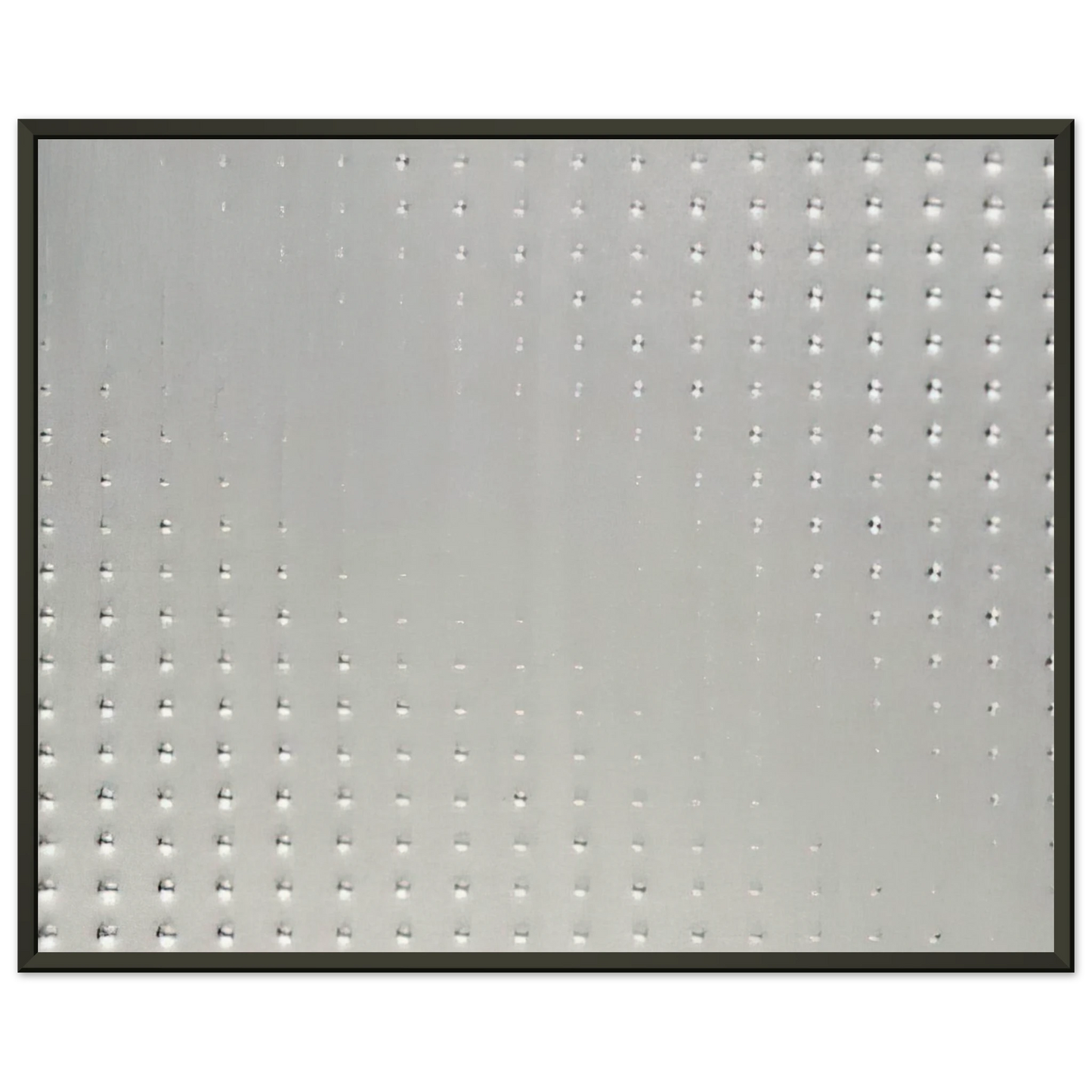 Enrico Castellani Untitled 1995 Framed Art Print - Aluminum Frame - 40x50 cm / 16x20 inches