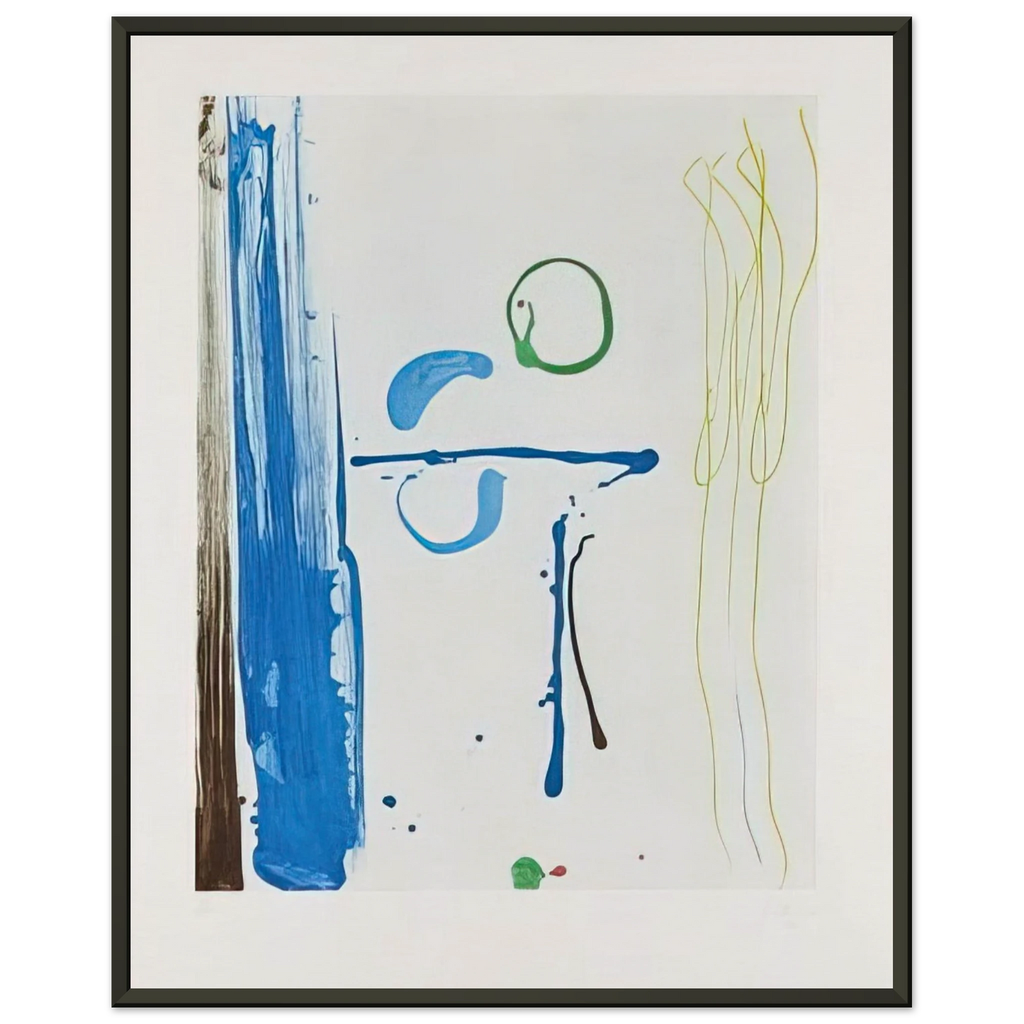 Helen Frankenthaler Sunshine After Rain 1987 Framed Art Print - Aluminum Frame - 60x80 cm / 24x32 inches