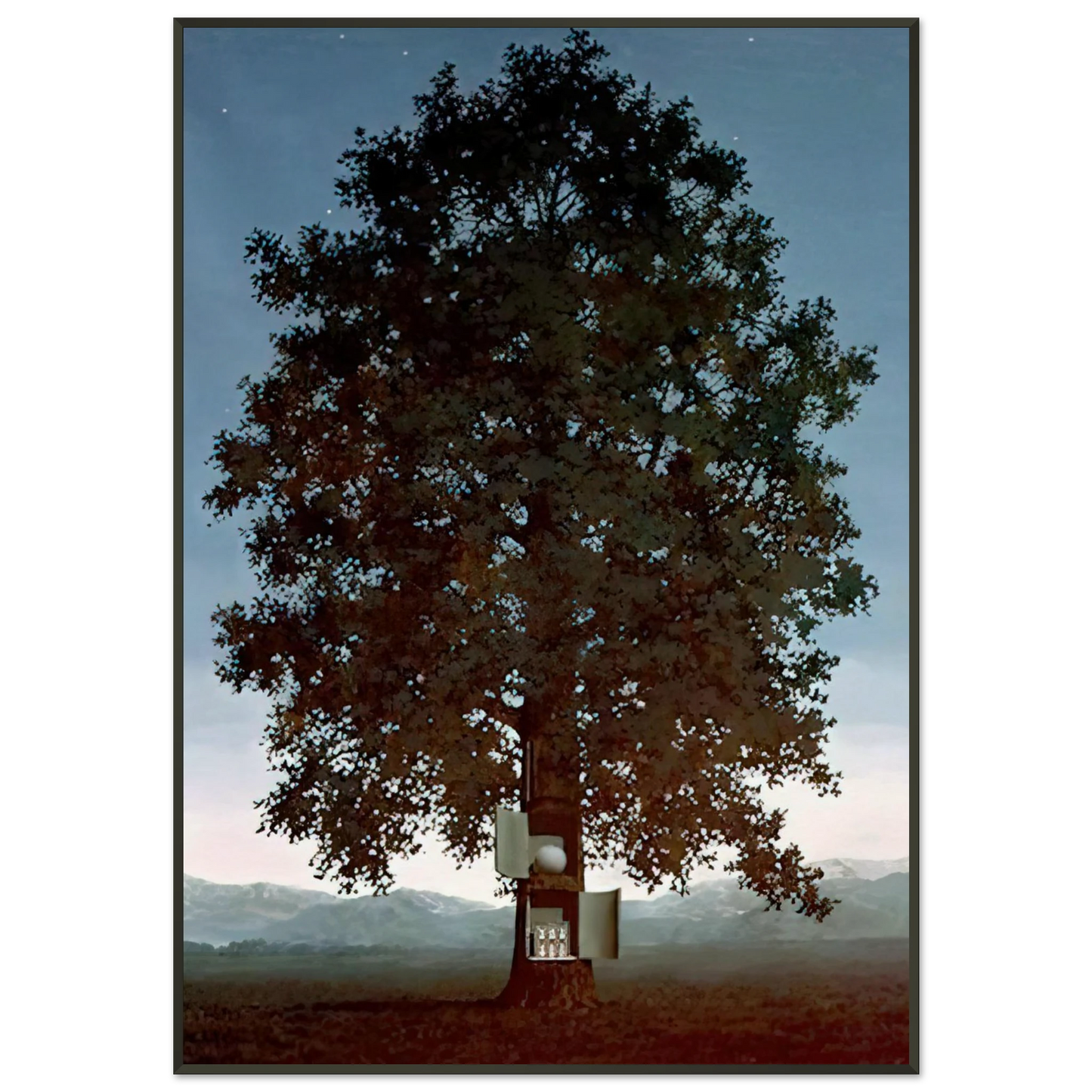 Rene Magritte THE VOICE OF BLOOD 1959 Framed Art Print - Aluminum Frame - 21x29.7 cm / 8x12"