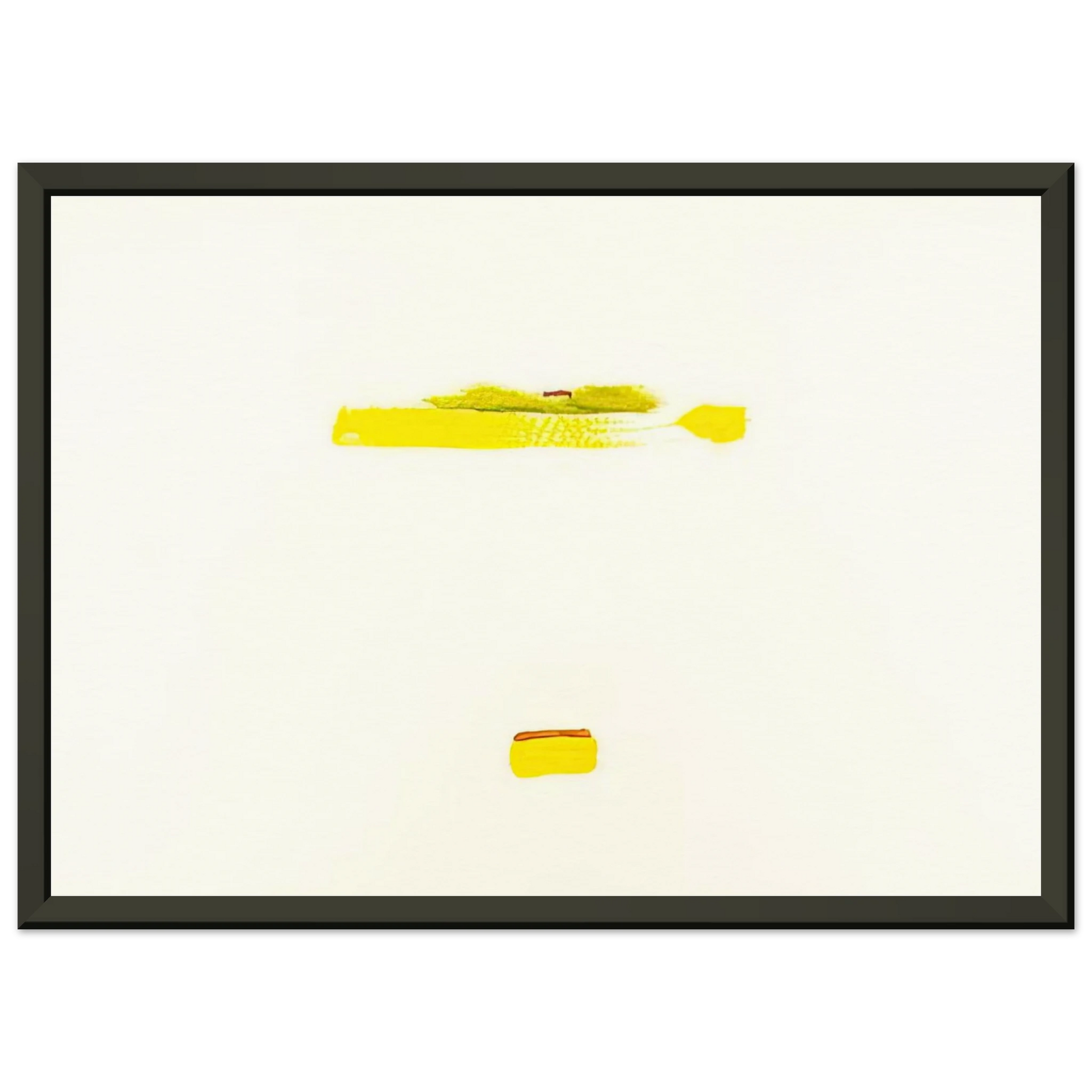 Helen Frankenthaler  New York III  1972 Framed Art Print  - Aluminum Frame - 60x80 cm / 24x32 inches