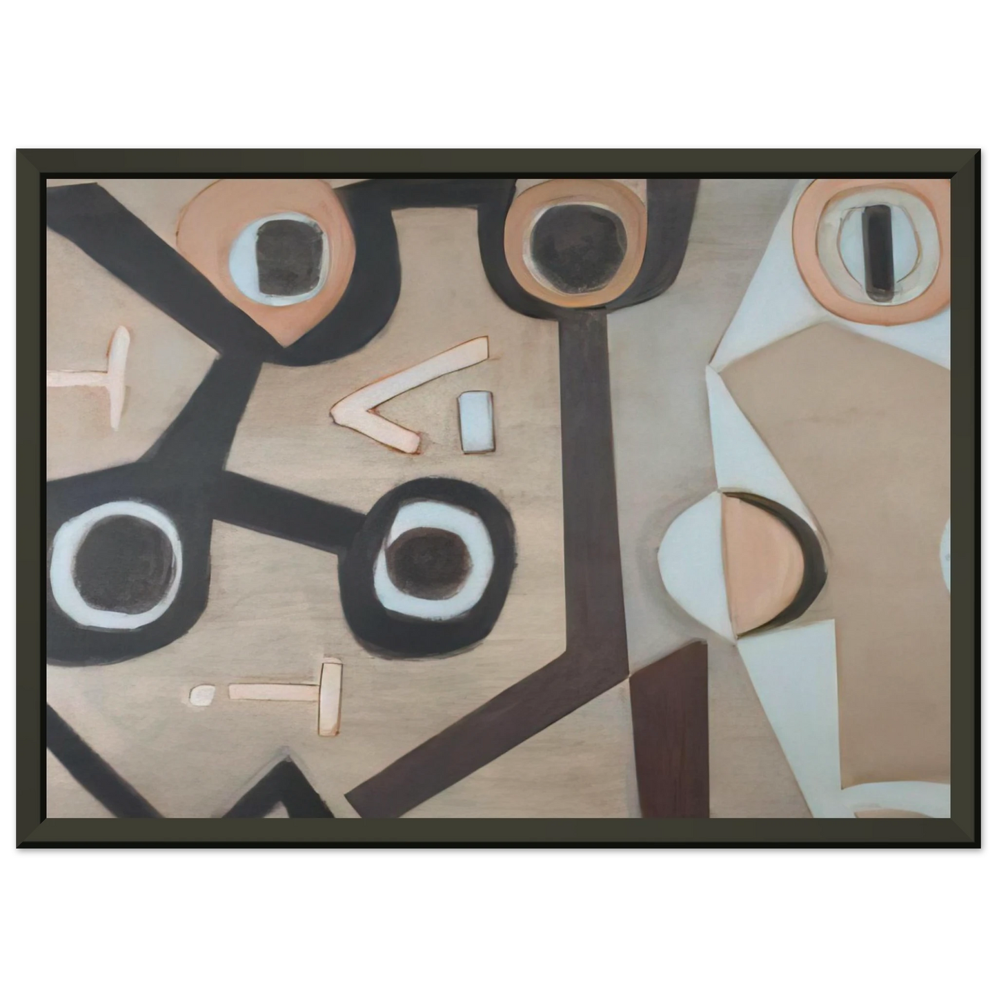 Will Barnet Confluence 2008 United States Framed Art Print - Aluminum Frame - 70x100 cm / 28x40 inches