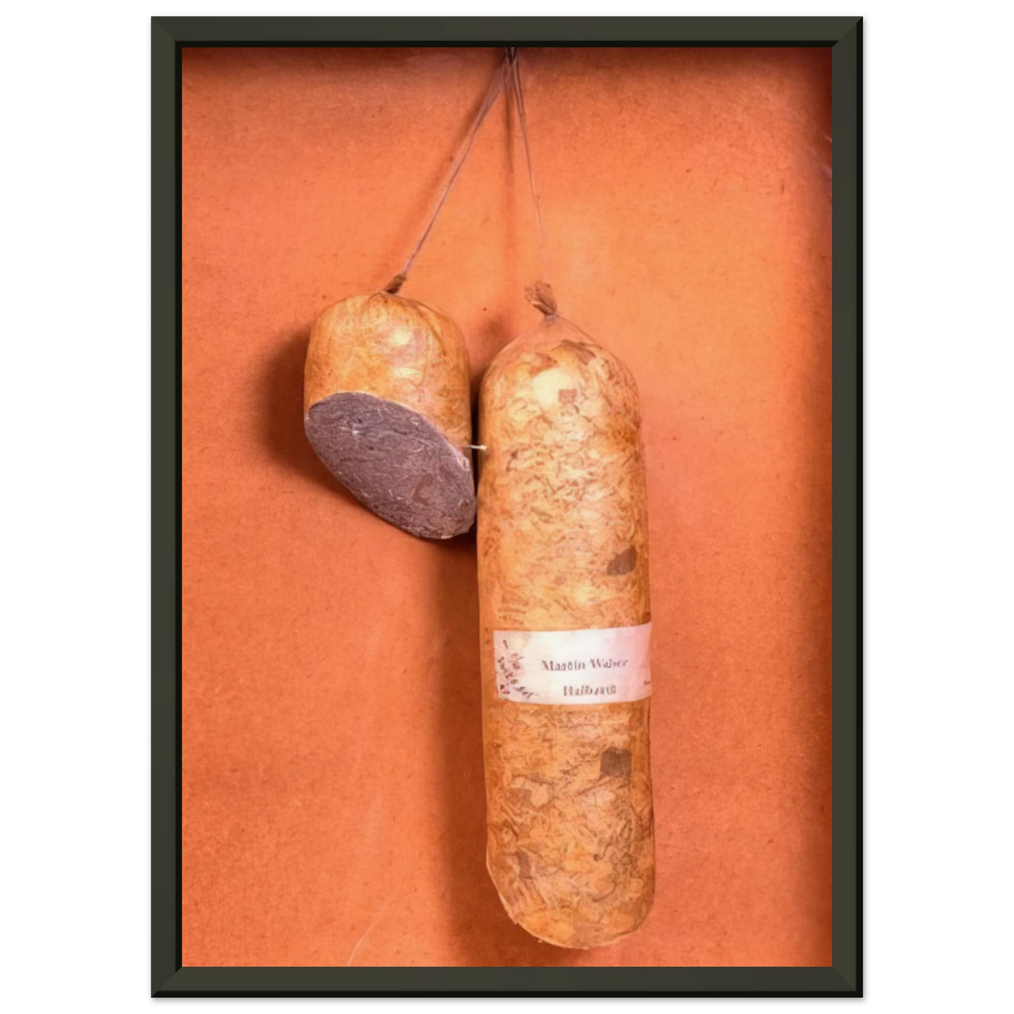 Dieter Roth Literature Sausage 1974 Framed Art Print - Aluminum Frame - 60x80 cm / 24x32 inches