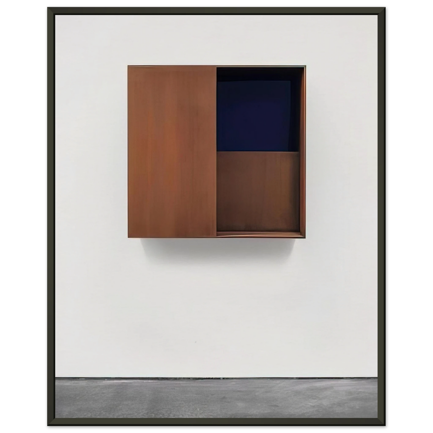 Donald Judd Untitled JUDDO0516 1987 Framed Art Print - Aluminum Frame - 40x50 cm / 16x20 inches