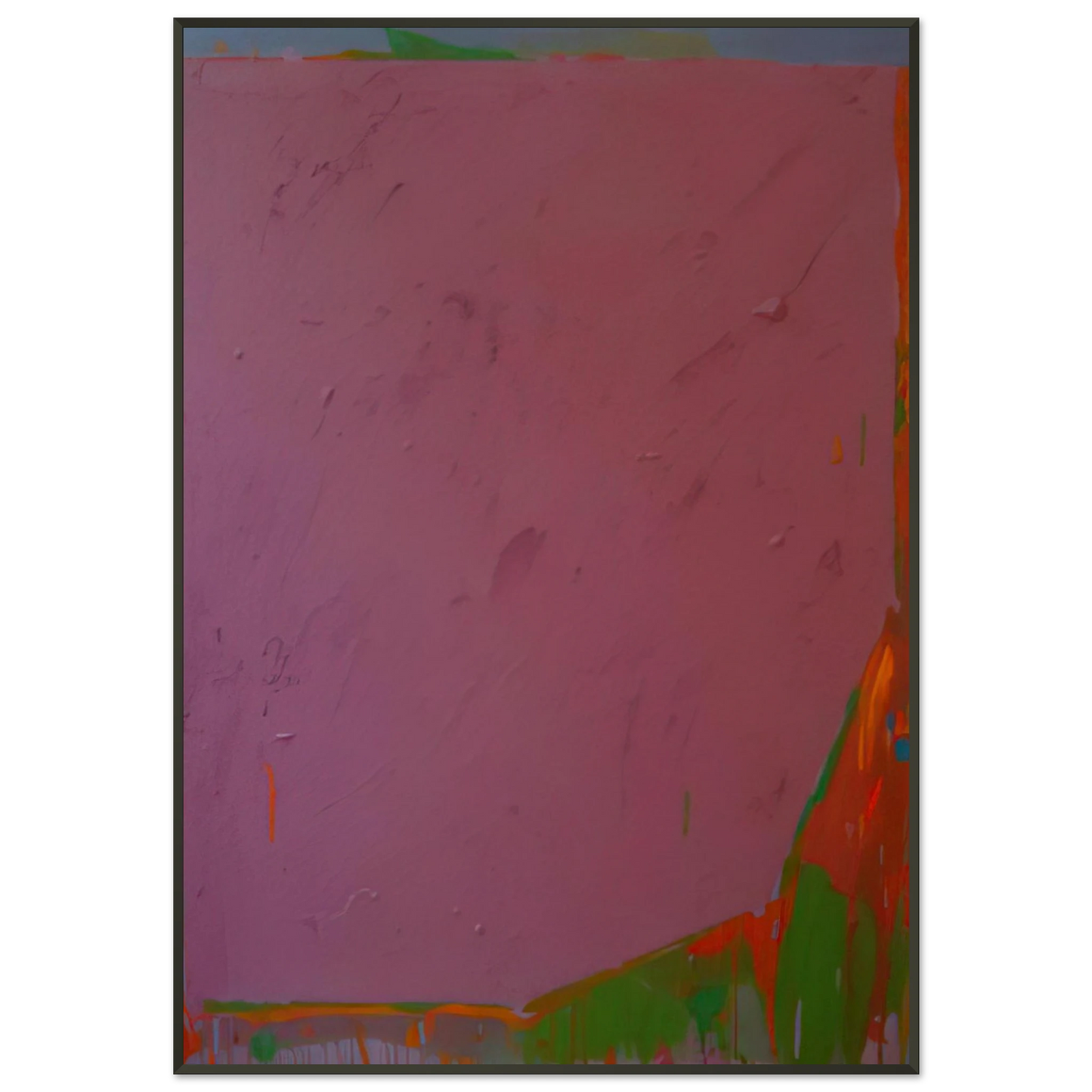 John Hoyland 30775 1975 Framed Art Print - Aluminum Frame - 21x29.7 cm / 8x12"